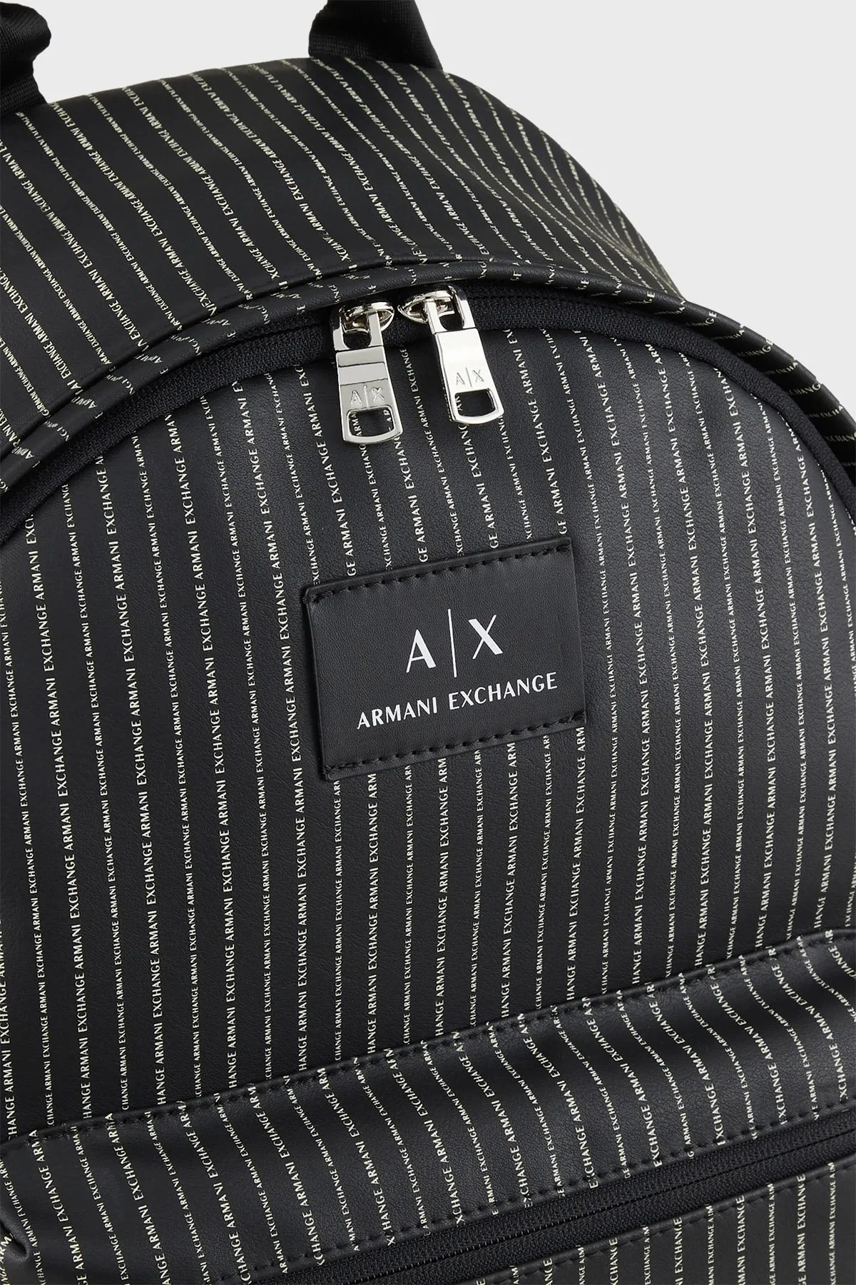 Armani Exchange Logolu Fermuarlı Erkek Sırt Çantası 952442 CC825 00020 SİYAH - 6