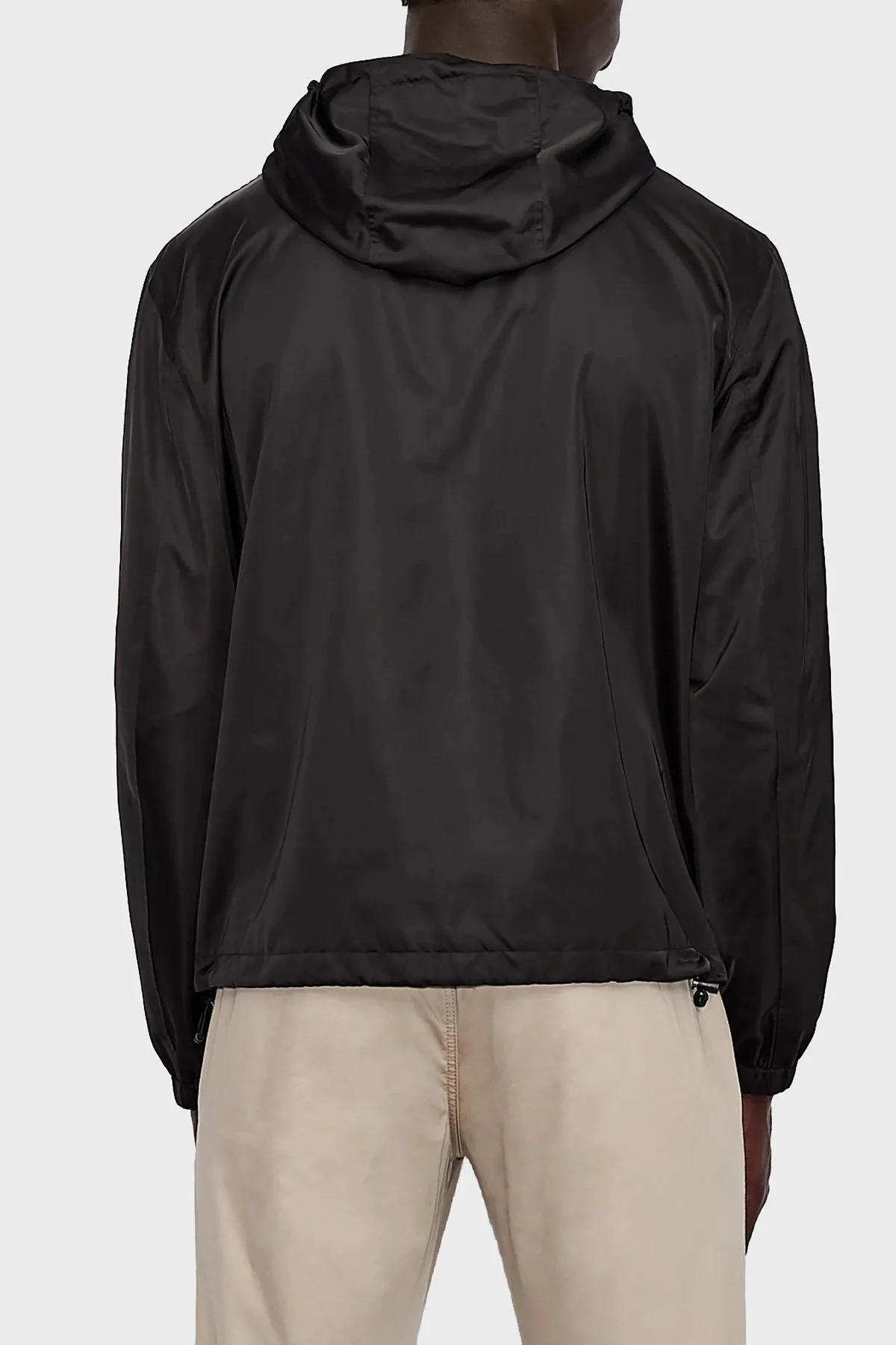 Armani Exchange Logolu Fermuarlı Kapüşonlu Regular Fit Erkek Mont 8NZB50 ZNXYZ 1200 SİYAH - 2