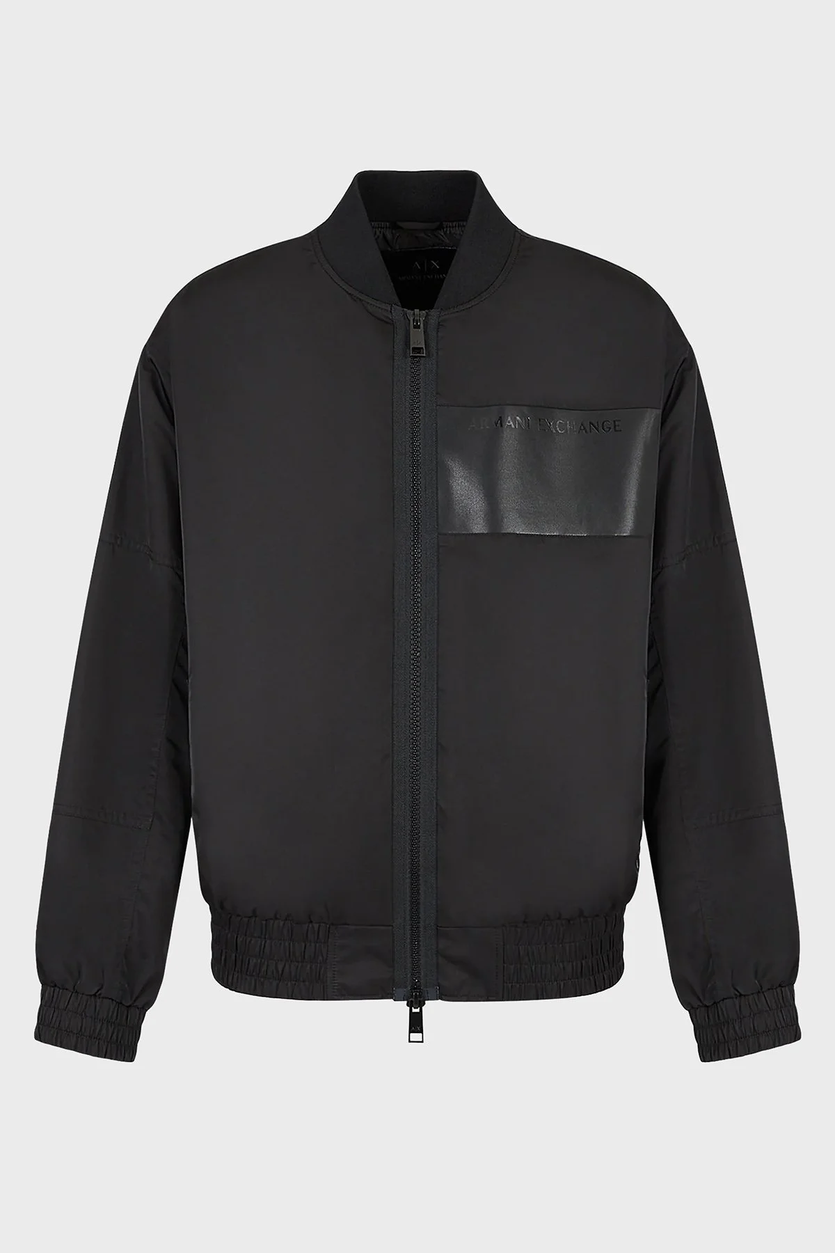Armani Exchange Logolu Fermuarlı Regular Fit Erkek Mont 3RZB13 ZN99Z 1200 SİYAH - 6