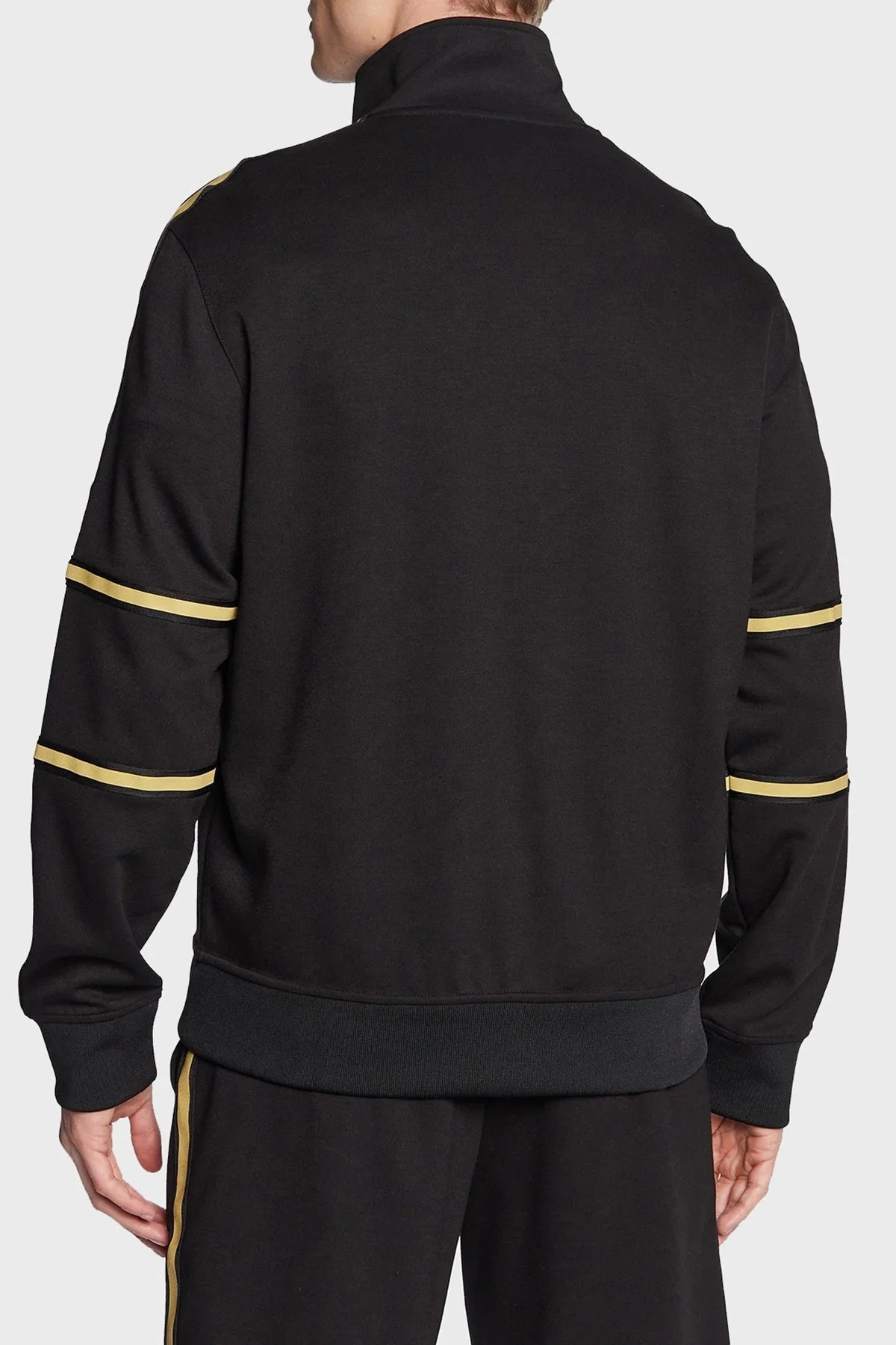 Armani Exchange Logolu Fermuarlı Regular Fit Erkek Sweat 3RZMRA Z9N1Z 1200 SİYAH - 3