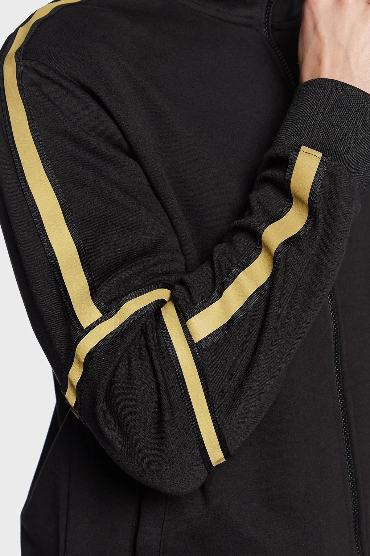 Armani Exchange Logolu Fermuarlı Regular Fit Erkek Sweat 3RZMRA Z9N1Z 1200 SİYAH - 5