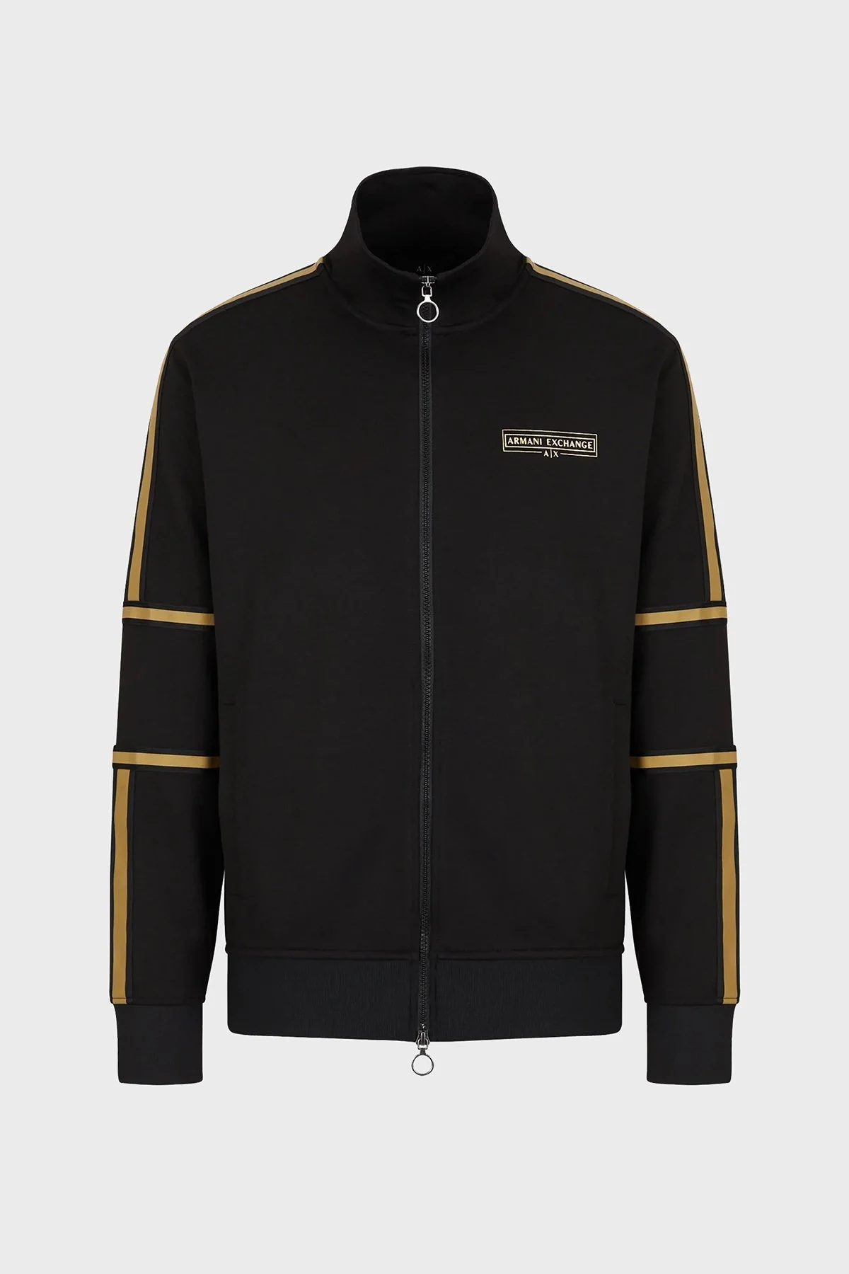 Armani Exchange Logolu Fermuarlı Regular Fit Erkek Sweat 3RZMRA Z9N1Z 1200 SİYAH - 6