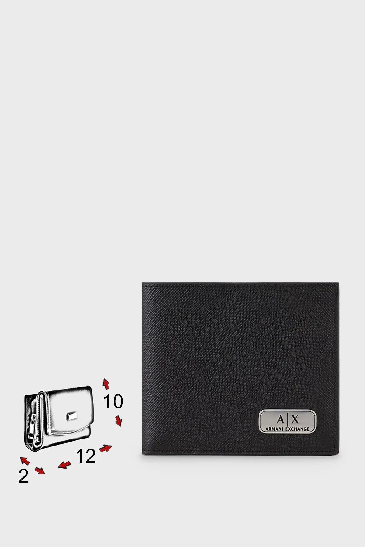 Armani Exchange Logolu Hakiki Deri Erkek Cüzdan 958097 CC843 00020 SİYAH - 5