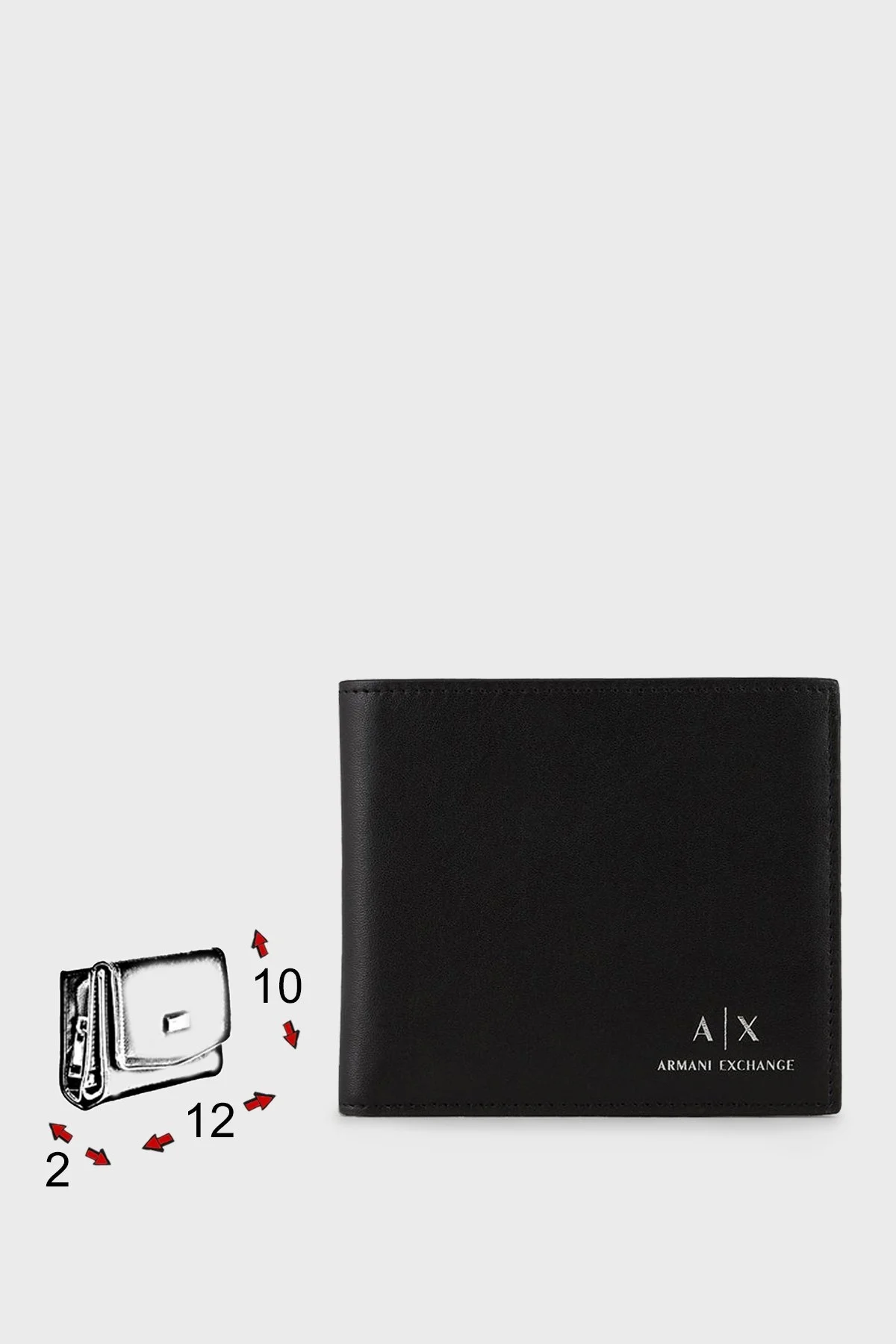 Armani Exchange Logolu Hakiki Deri Erkek Cüzdan 958097 CC845 00020 SİYAH - 10