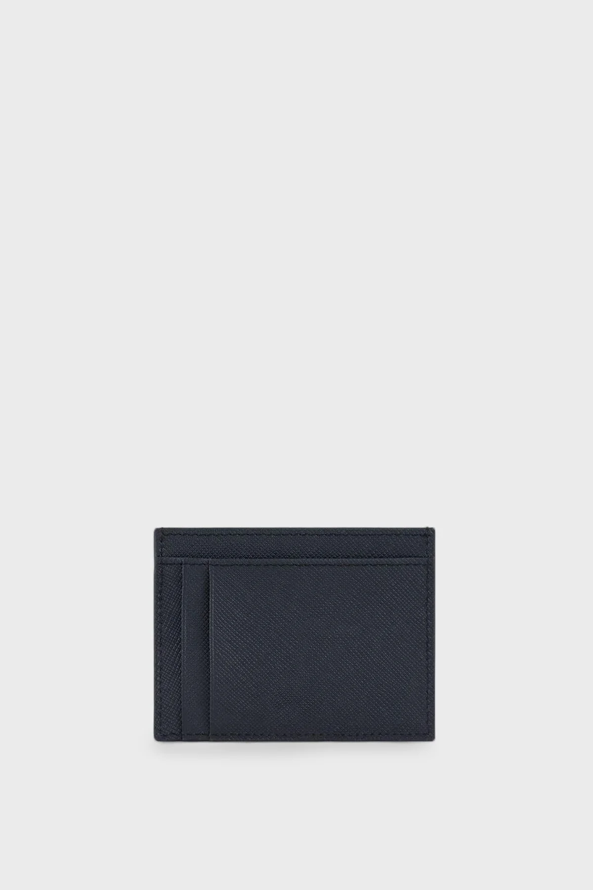 Armani Exchange Logolu Hakiki Deri Erkek Kartlık 958053 CC843 04948 GRİ - 2