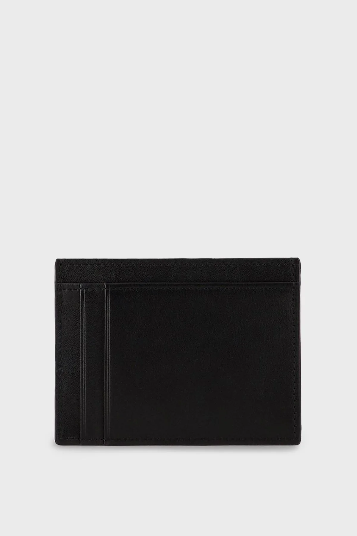Armani Exchange Logolu Hakiki Deri Erkek Kartlık 958053 CC845 00020 SİYAH - 3