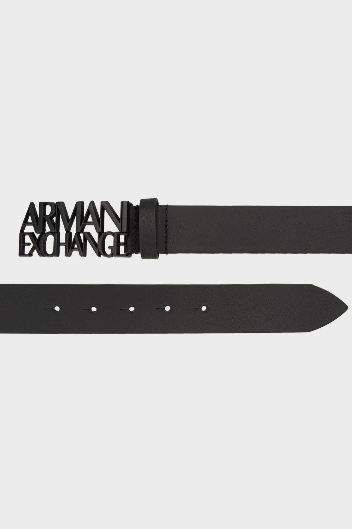 Armani Exchange Logolu Hakiki Deri Erkek Kemer 951403 4R859 00020 SİYAH - 2