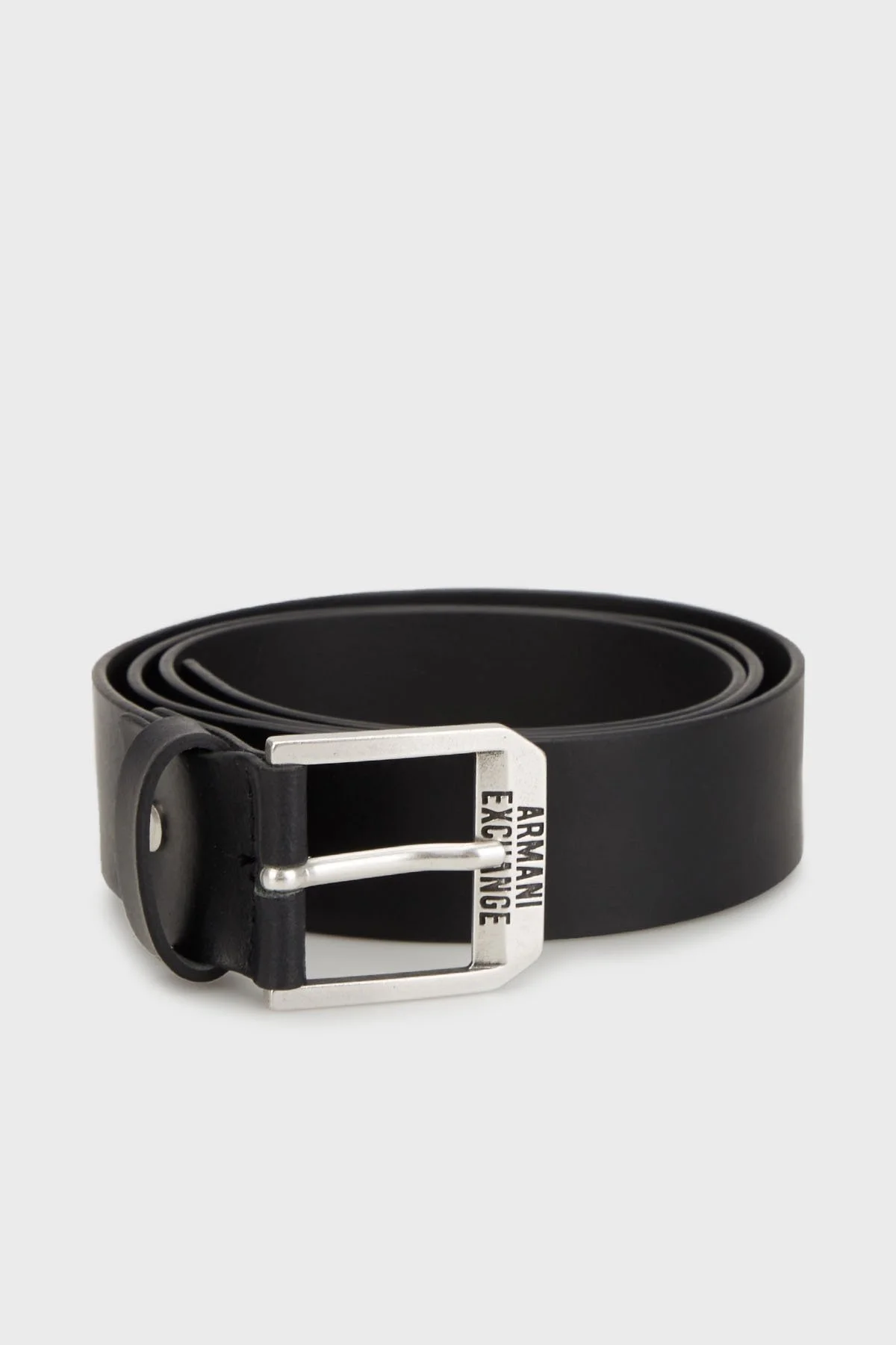 Armani Exchange Logolu Hakiki Deri Erkek Kemer 951417 4F898 00020 SİYAH - 1