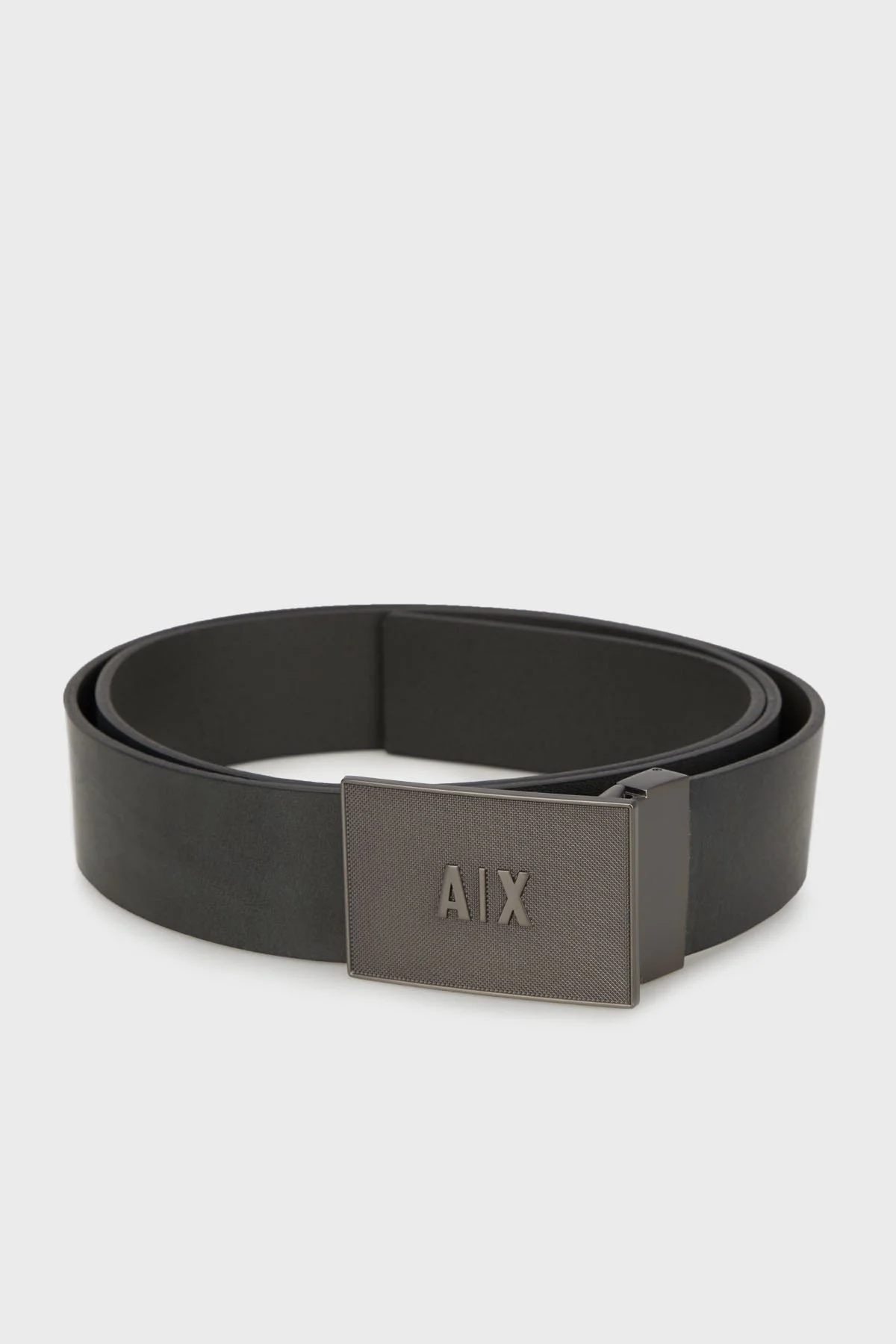Armani Exchange Logolu Hakiki Deri Erkek Kemer 951423 4F904 00143 GRİ - 3