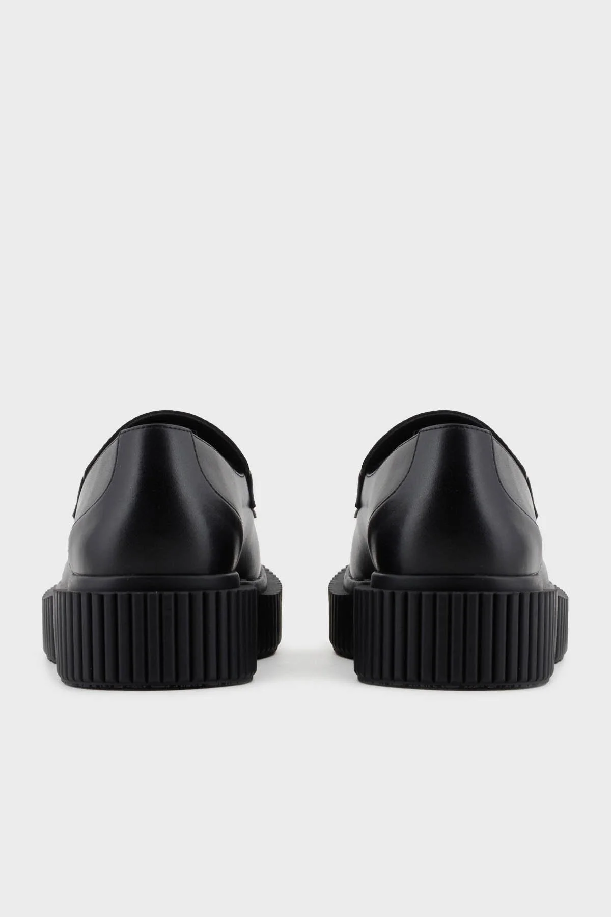 Armani Exchange Logolu Hakiki Deri Loafer Bayan Ayakkabı XDA006 XV874 00002 SİYAH - 11