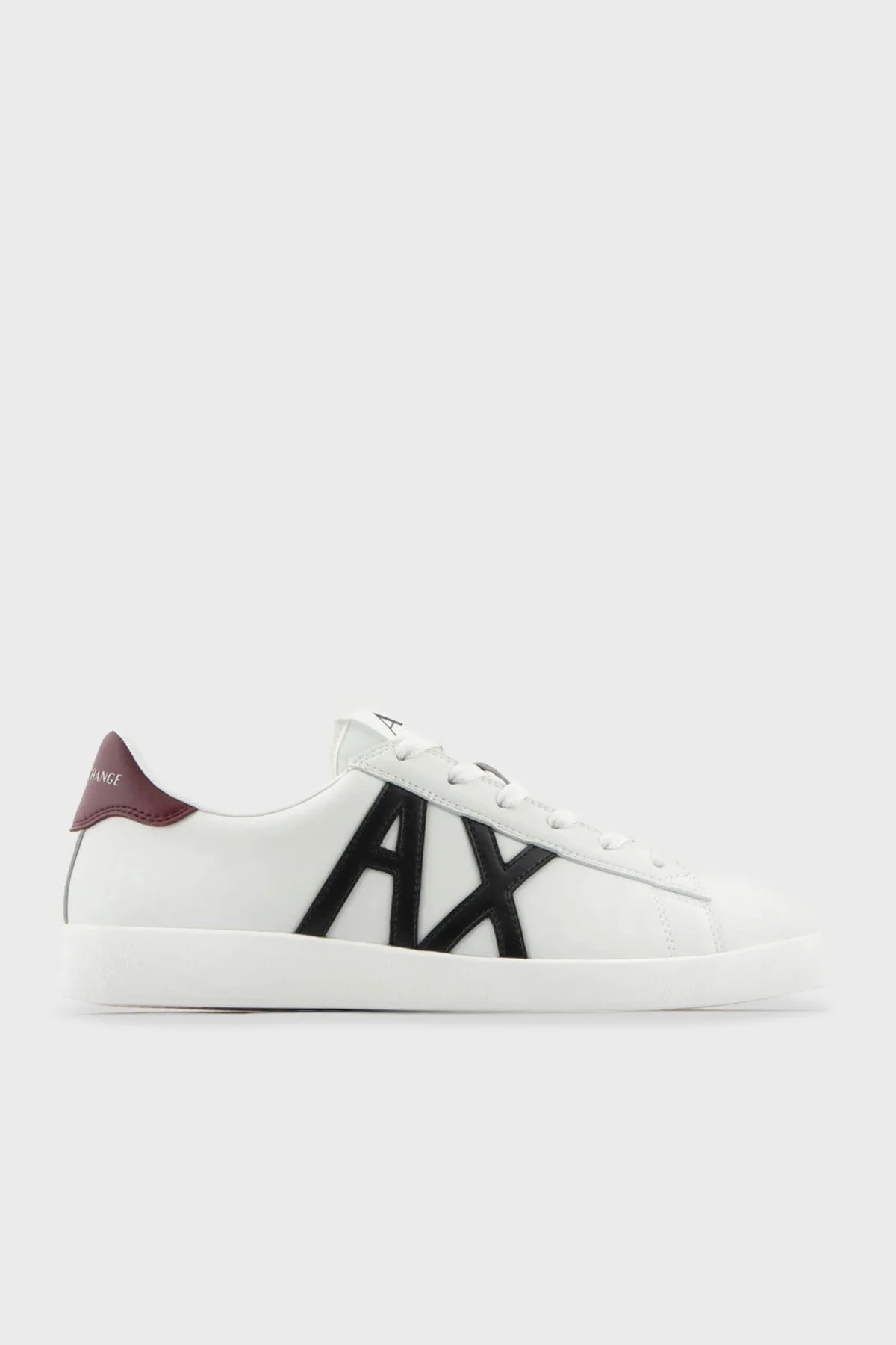 Armani Exchange Logolu Hakiki Deri Sneaker Erkek Ayakkabı XUX016 XCC71 M204 BEYAZ - 5
