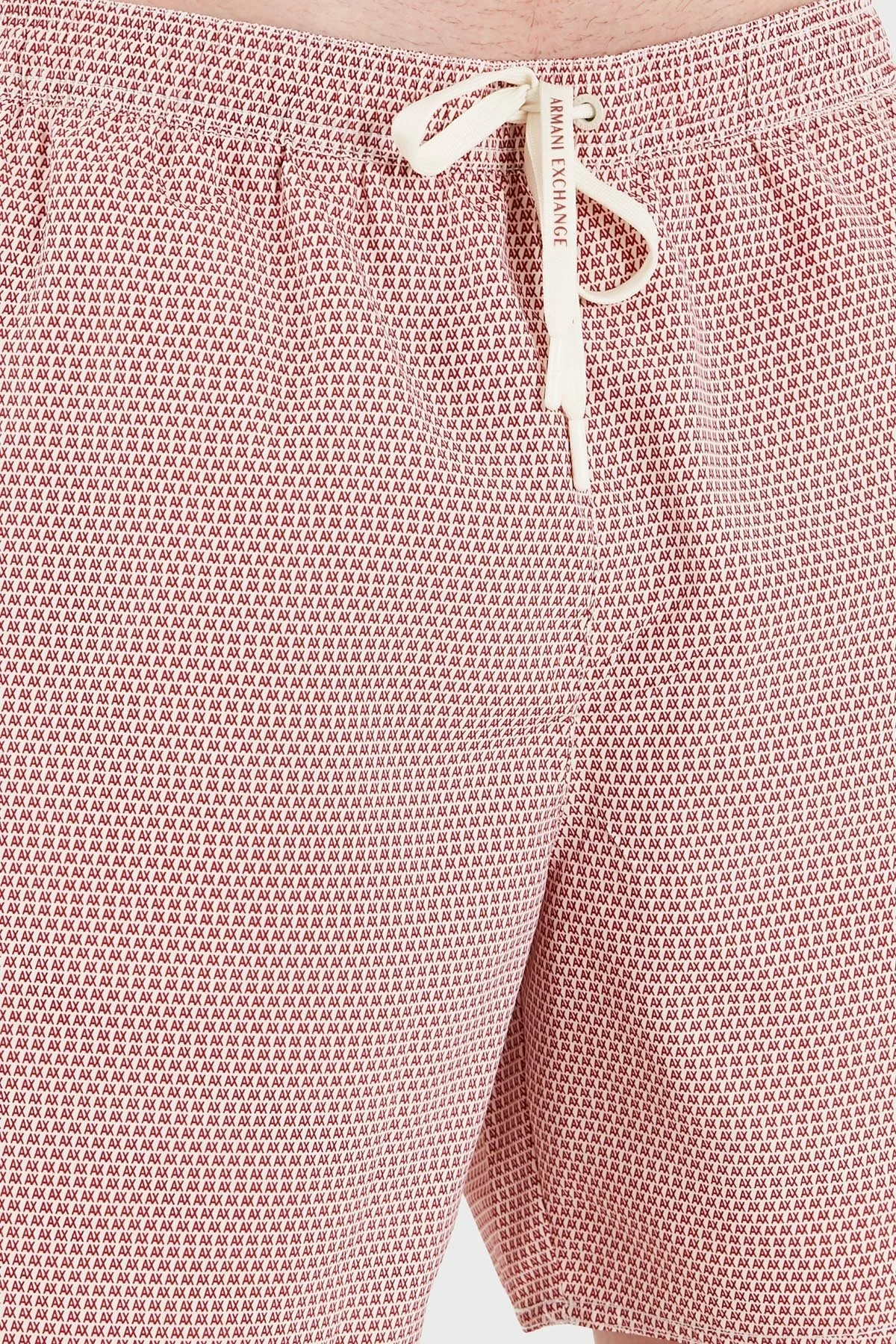 Armani Exchange Logolu Hızlı Kuruyan Erkek Mayo Short XM000832 AF22577 F1169 KIRMIZI-BEYAZ - 6