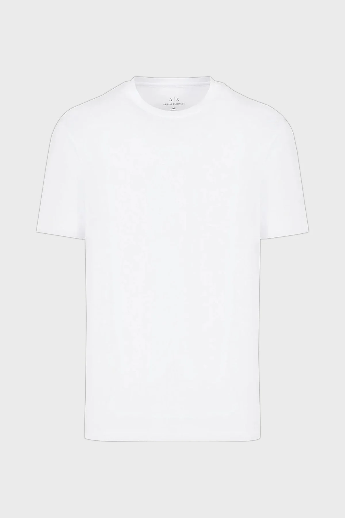 Armani Exchange Logolu Jarse Pamuklu Bisiklet Yaka Regular Fit Erkek T Shirt 3RZTHJ ZJBYZ 1100 BEYAZ - 4