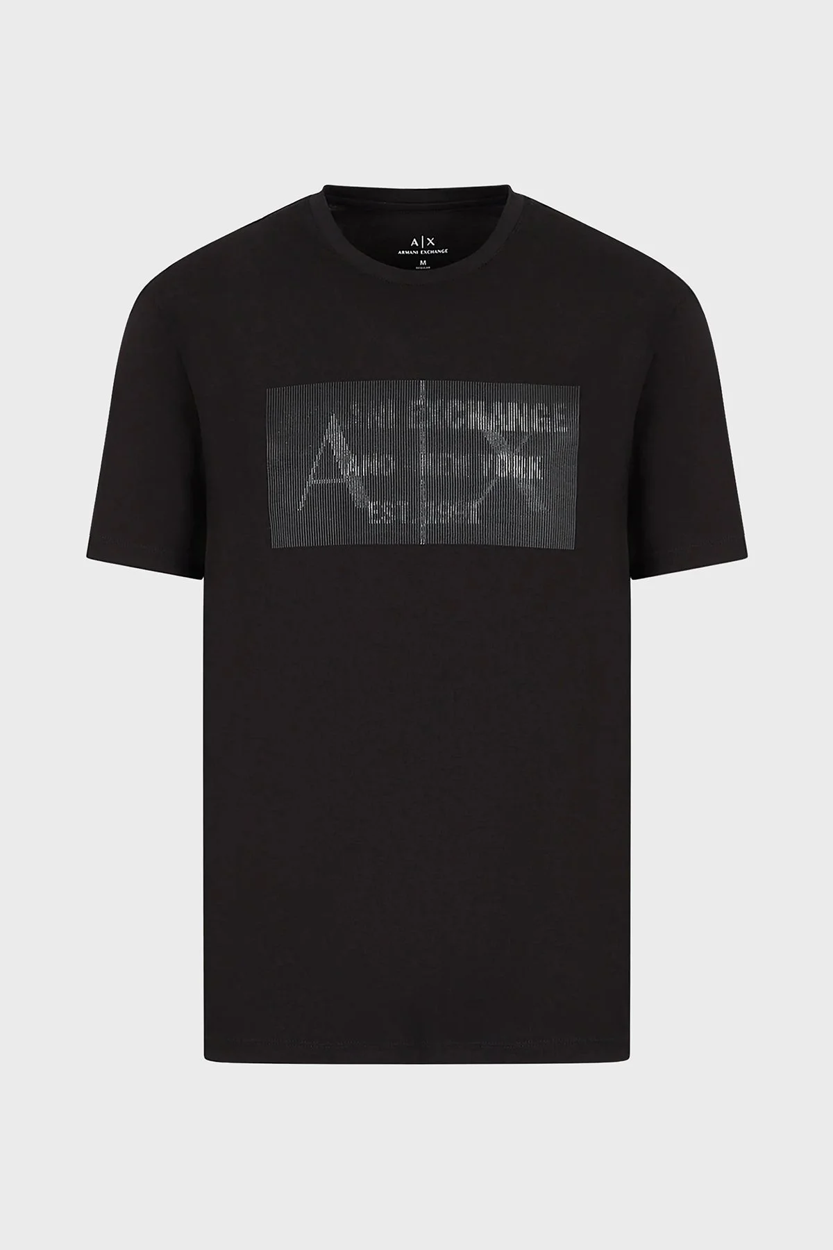 Armani Exchange Logolu Jarse Pamuklu Bisiklet Yaka Regular Fit Erkek T Shirt 3RZTHT ZJBYZ 1200 SİYAH - 5