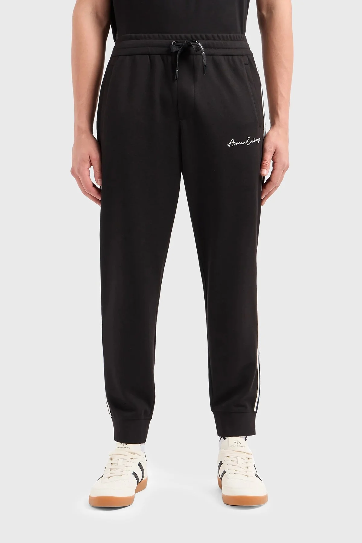 Armani Exchange Logolu Jogger Erkek Pantolon 8NZPSG Z9N1Z 1200 SİYAH - 1