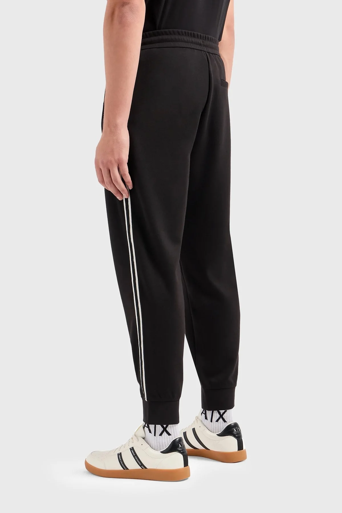 Armani Exchange Logolu Jogger Erkek Pantolon 8NZPSG Z9N1Z 1200 SİYAH - 2