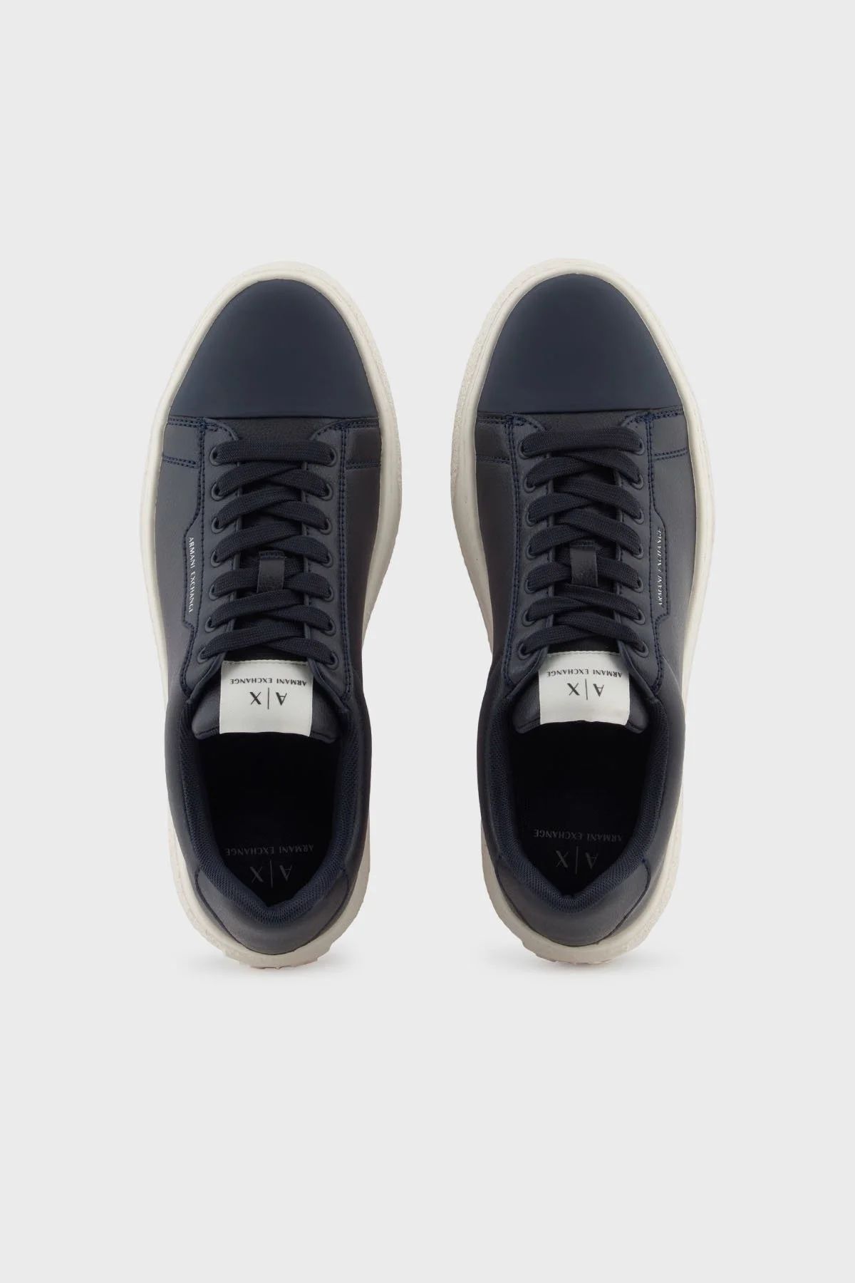 Armani Exchange Logolu Kalın Taban Erkek Ayakkabı XM001666 AF19143 UB101 LACİVERT - 3