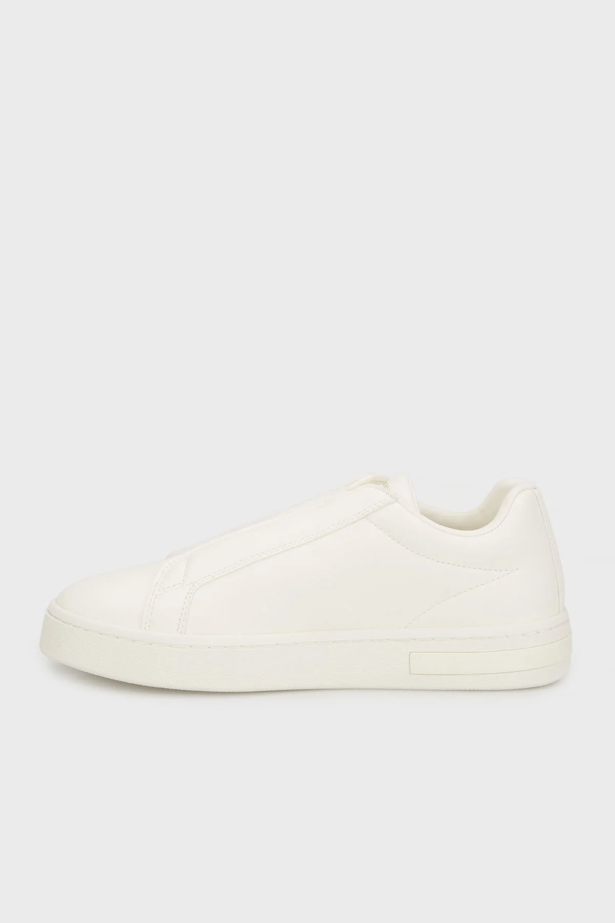Armani Exchange Logolu Kalın Taban Slip-On Sneaker Bayan Ayakkabı XW001623 AF17449 U0011 EKRU - 3