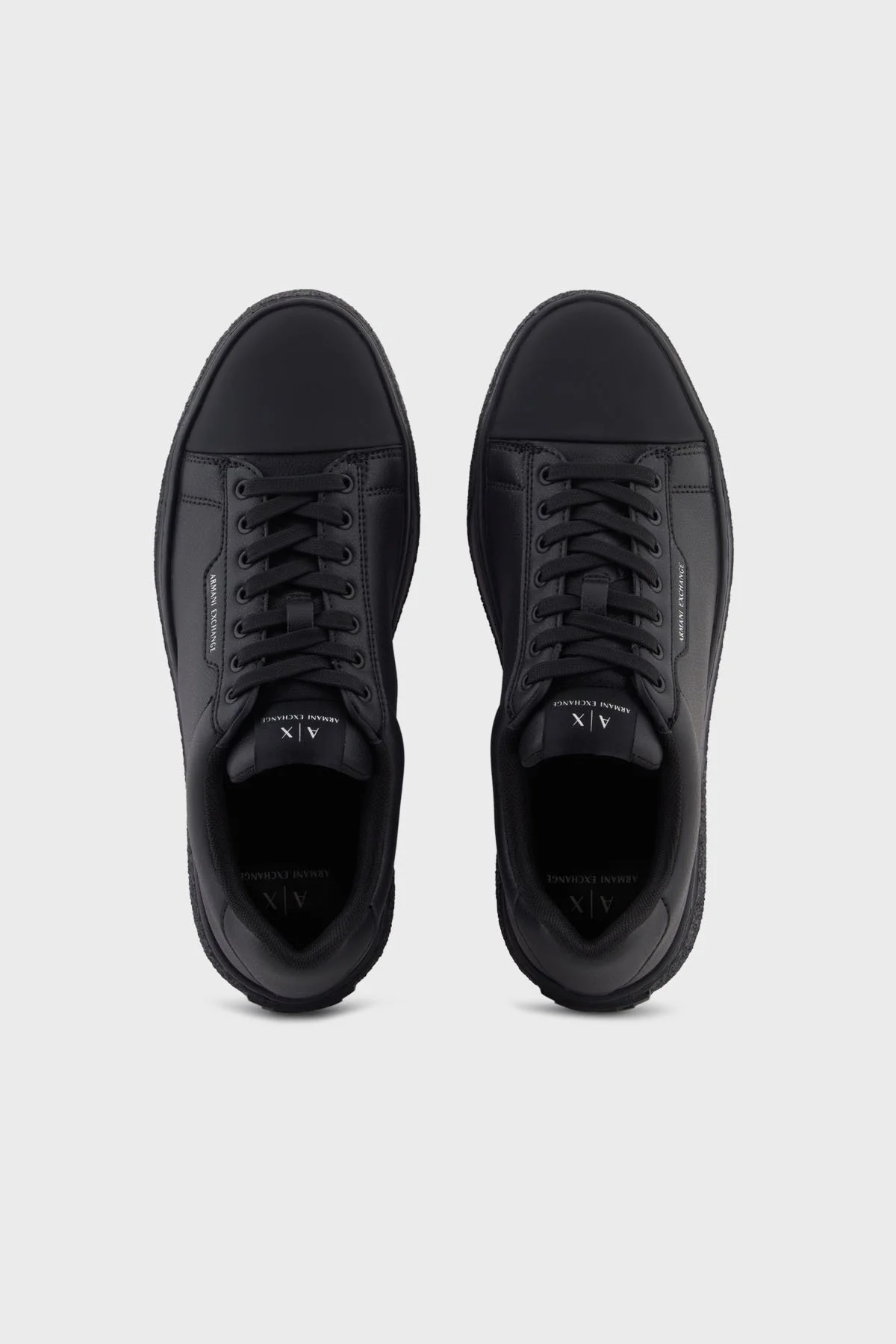 Armani Exchange Logolu Kalın Taban Sneaker Erkek Ayakkabı XM001666 AF19143 UC001 SİYAH - 3