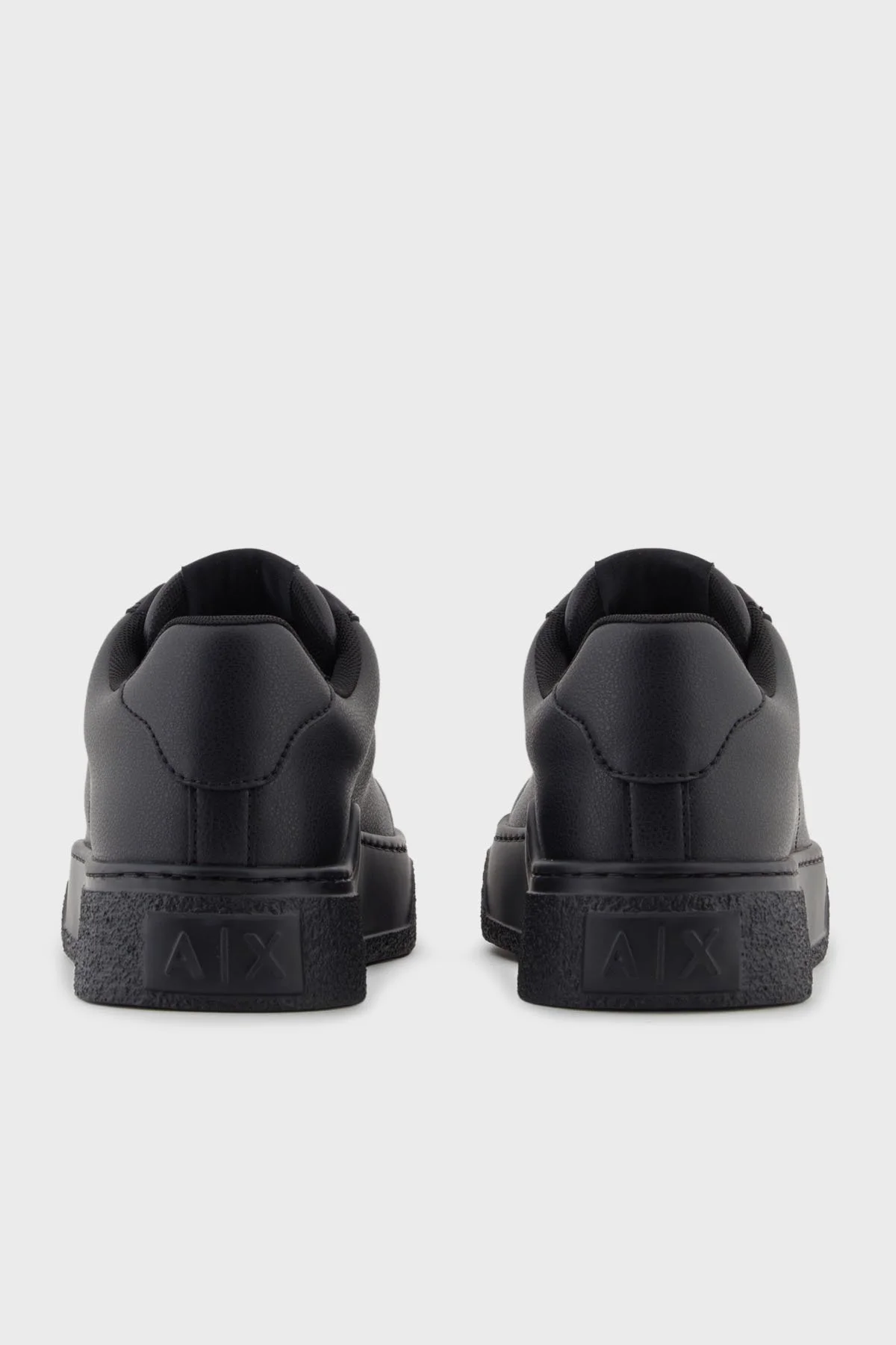 Armani Exchange Logolu Kalın Taban Sneaker Erkek Ayakkabı XM001666 AF19143 UC001 SİYAH - 5