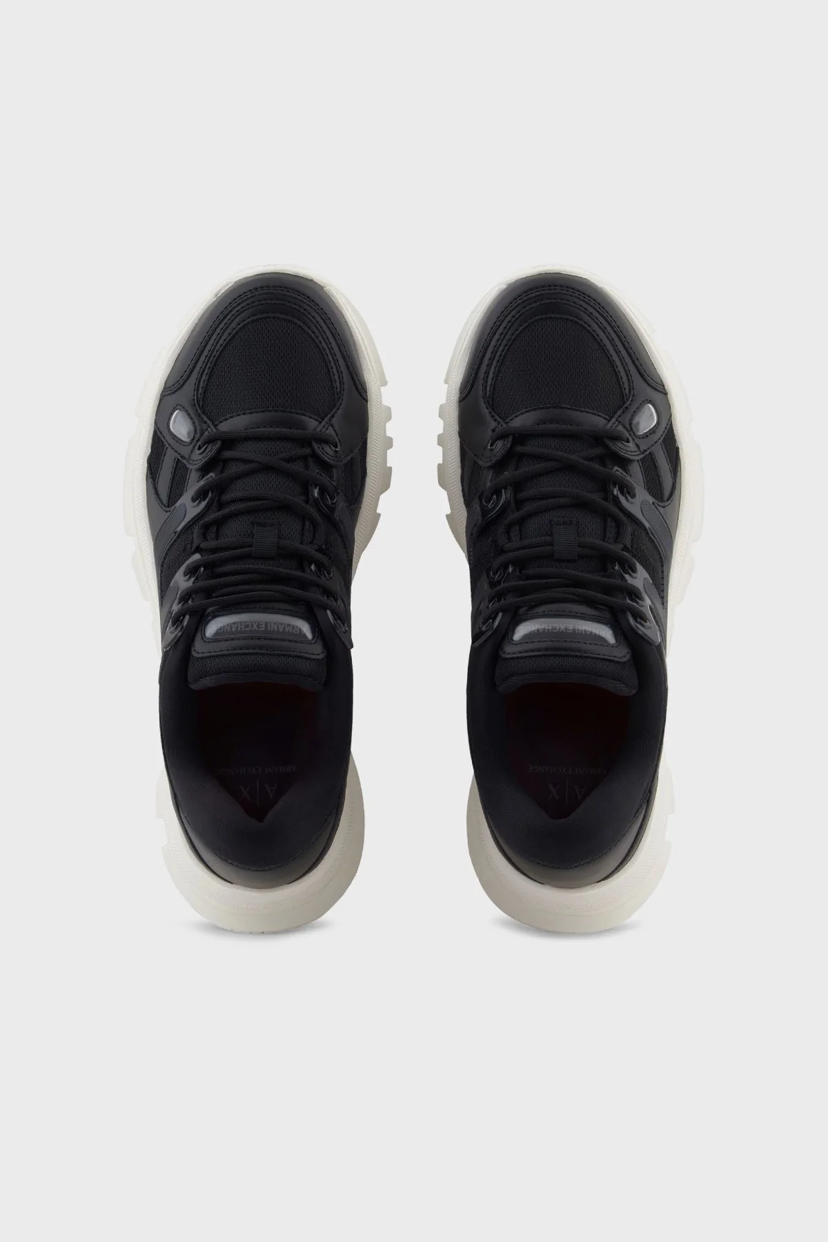 Armani Exchange Logolu Kalın Taban Sneaker Erkek Ayakkabı XM001678 AF19226 UC001 SİYAH - 3