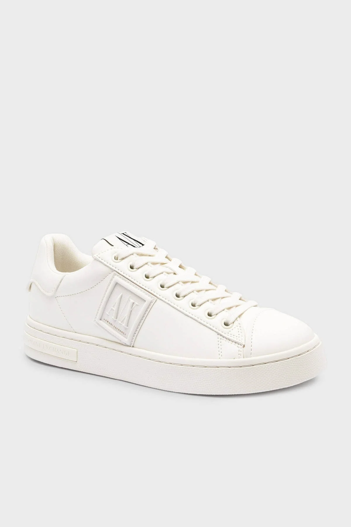 Armani Exchange Logolu Kalın Taban Sneaker Erkek Ayakkabı XM001990 AF17451 U0011 EKRU - 1