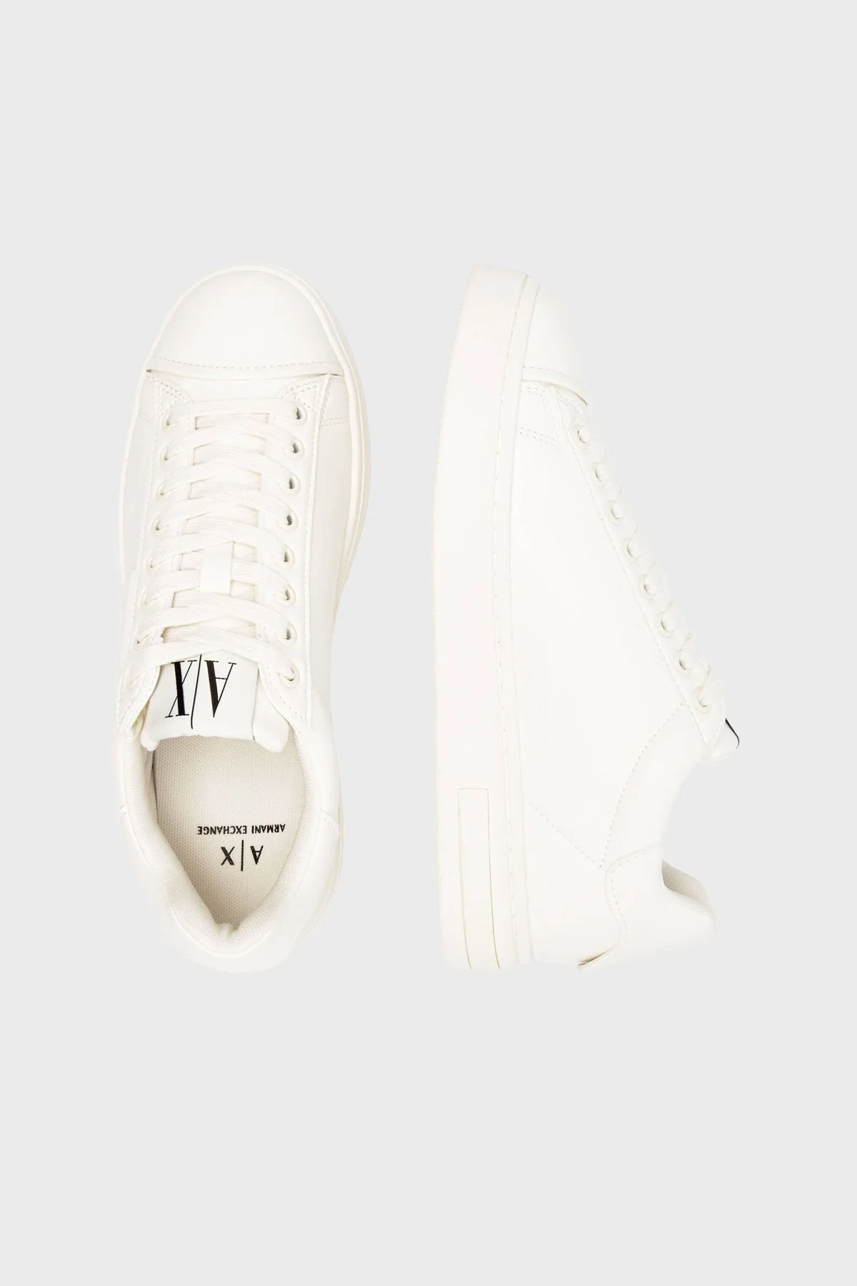 Armani Exchange Logolu Kalın Taban Sneaker Erkek Ayakkabı XM001990 AF17451 U0011 EKRU - 3