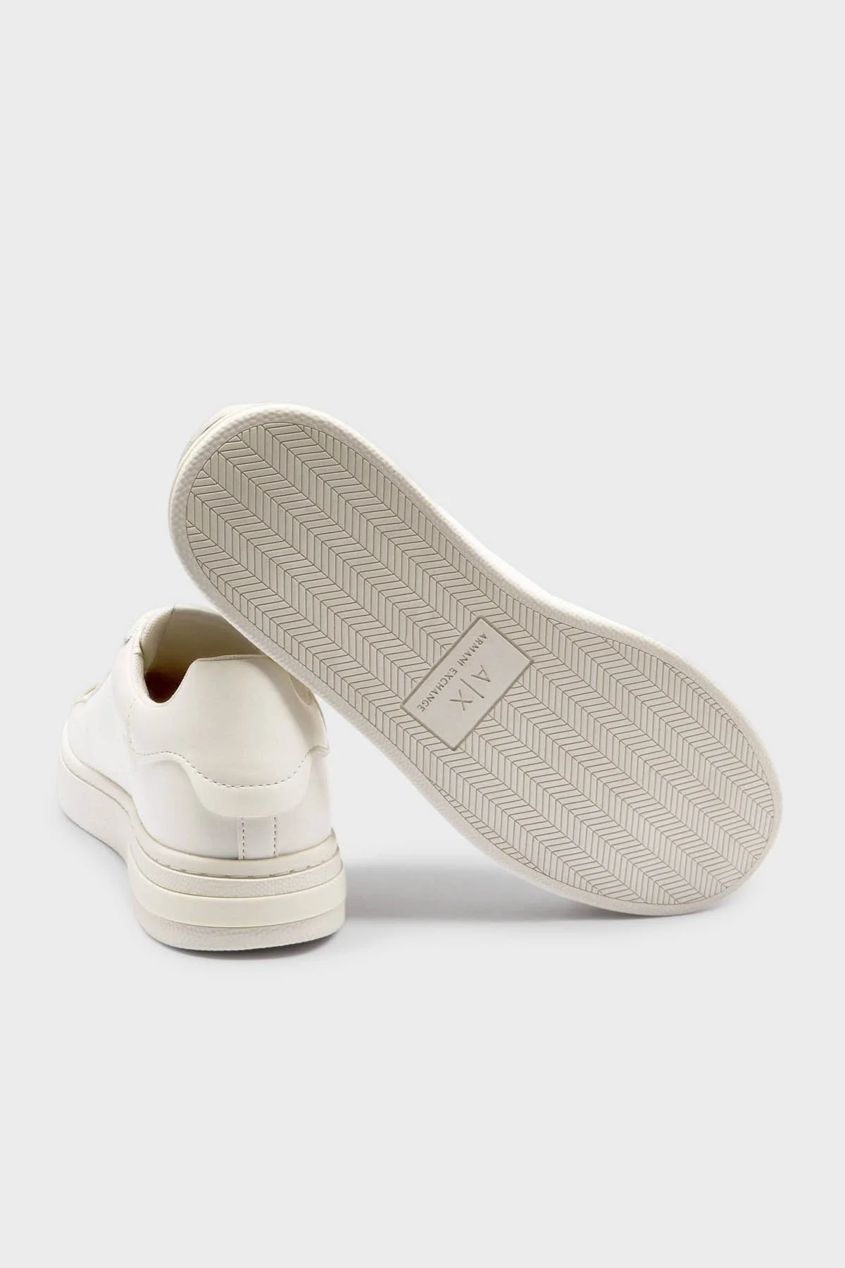 Armani Exchange Logolu Kalın Taban Sneaker Erkek Ayakkabı XM001990 AF17451 U0011 EKRU - 4