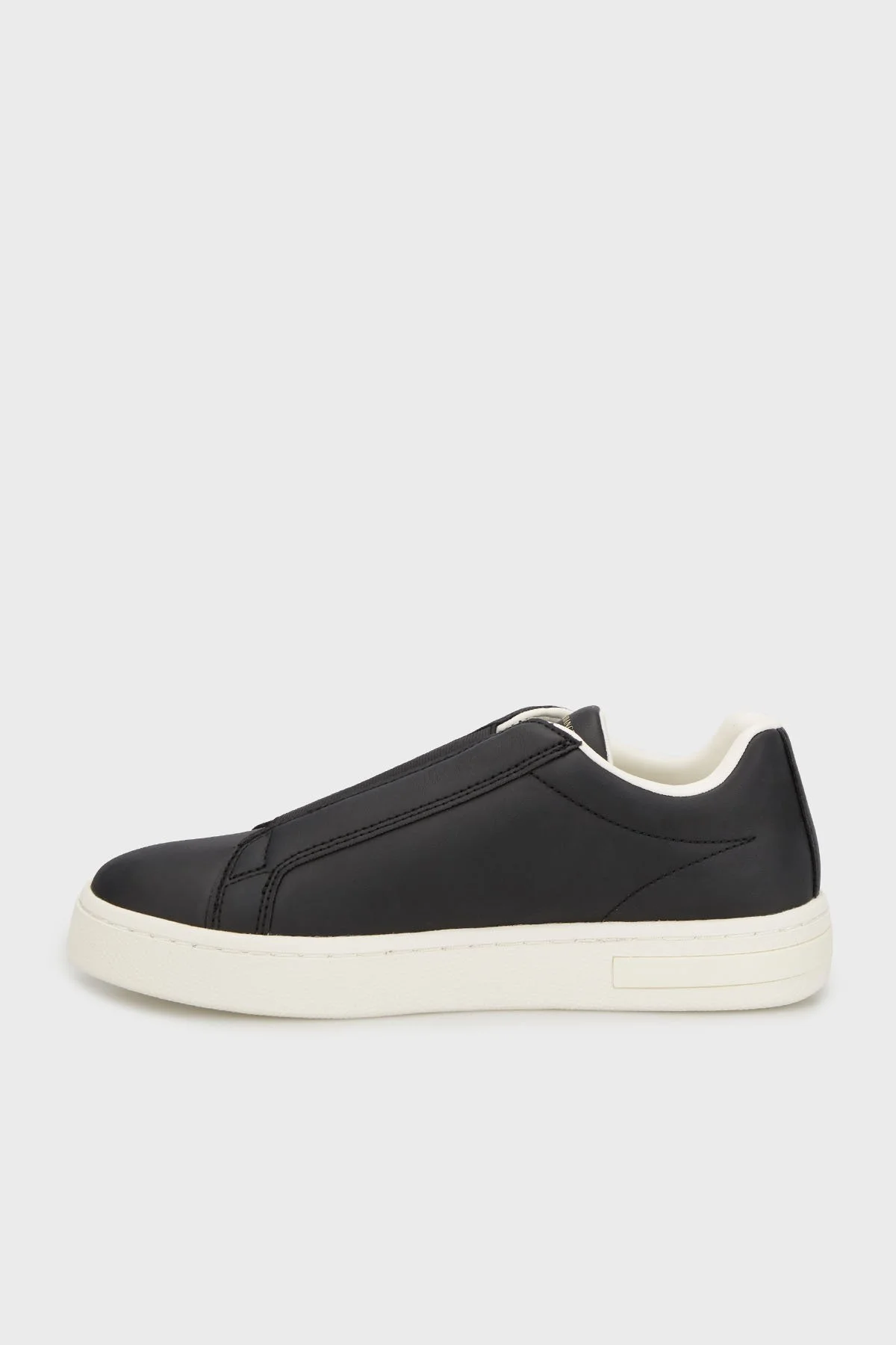 Armani Exchange Logolu Kalın Tabanlı Slip-On Sneaker Bayan Ayakkabı XW001623 AF17449 UC001 SİYAH - 2