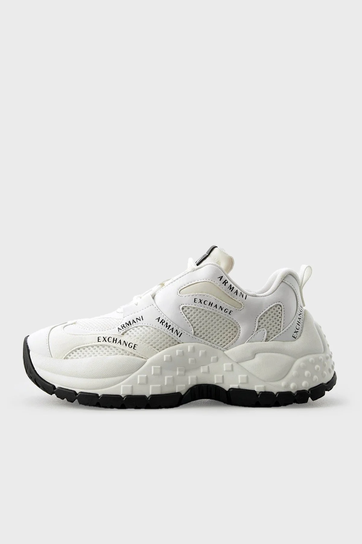 Armani Exchange Logolu Kalın Tabanlı Sneaker Bayan Ayakkabı XDX120 XV708 T802 BEYAZ - 3
