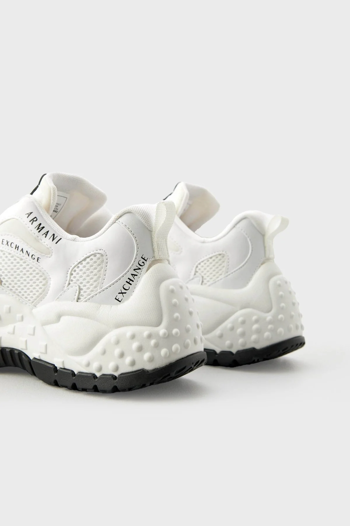 Armani Exchange Logolu Kalın Tabanlı Sneaker Bayan Ayakkabı XDX120 XV708 T802 BEYAZ - 7