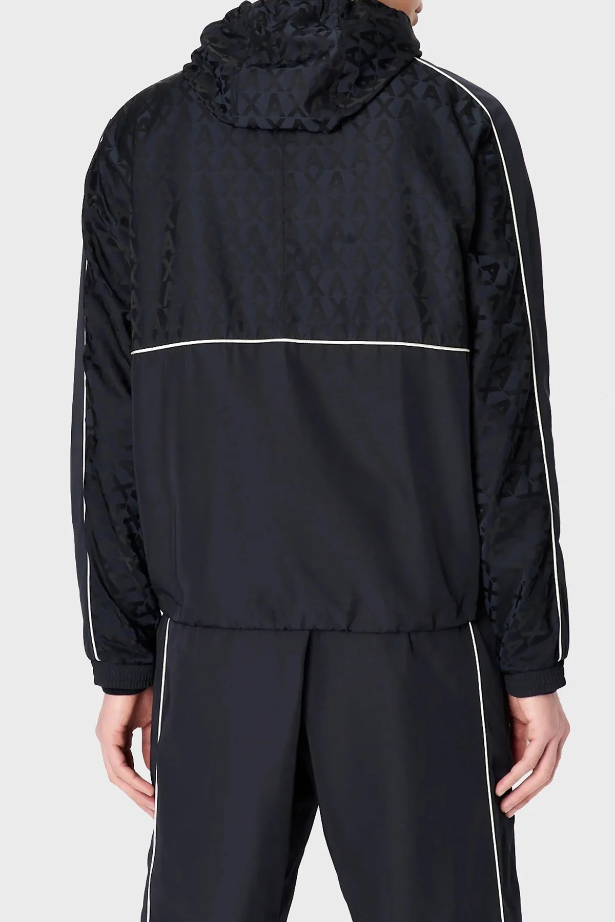 Armani Exchange Logolu Kapüşonlu Fermuarlı Regular Fit Erkek Mont 3RZBL1 ZN1SZ 85CN LACİVERT - 2