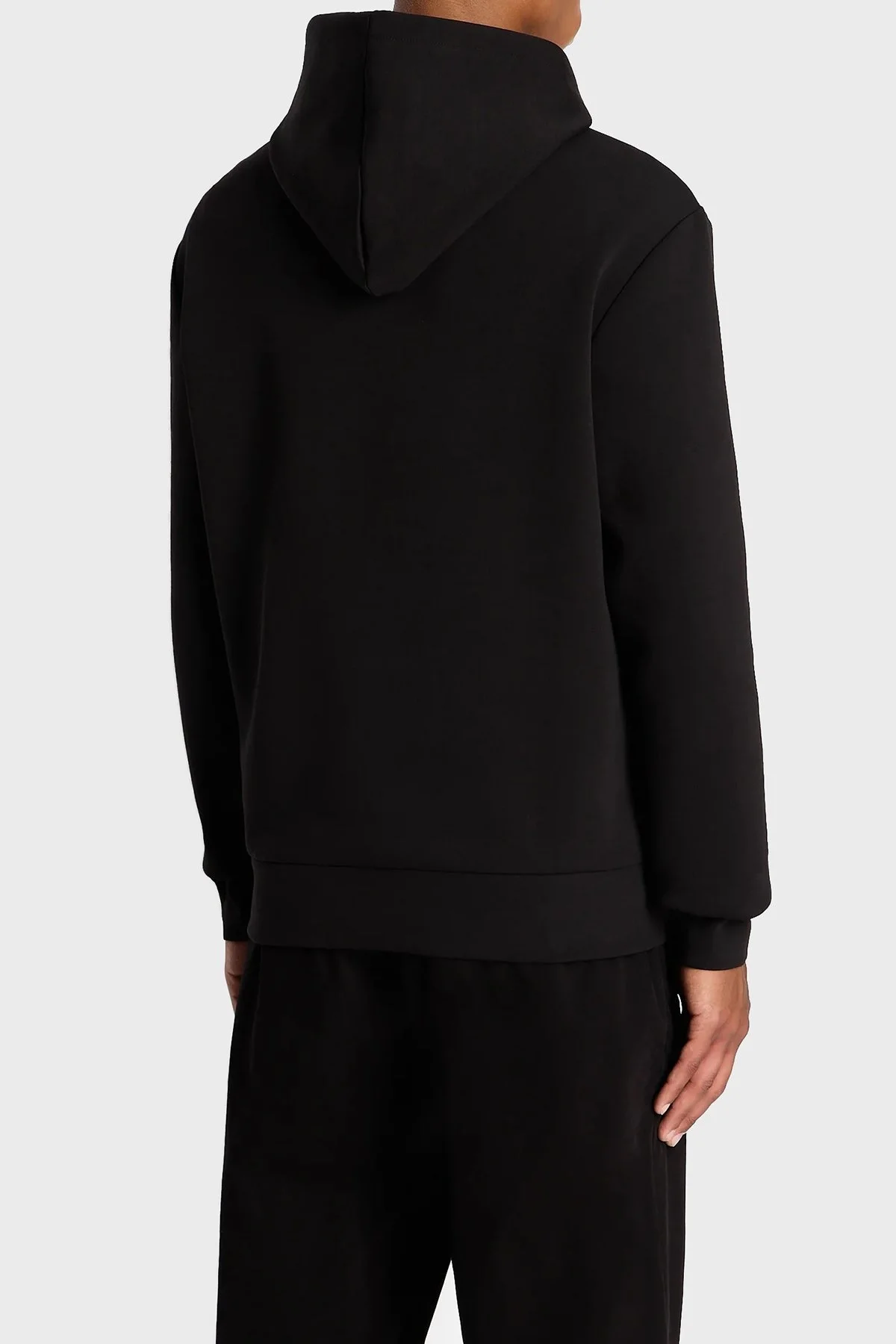 Armani Exchange Logolu Kapüşonlu Pamuklu Regular Fit Erkek Sweat 6RZMKB ZJXBZ 1200 SİYAH - 8