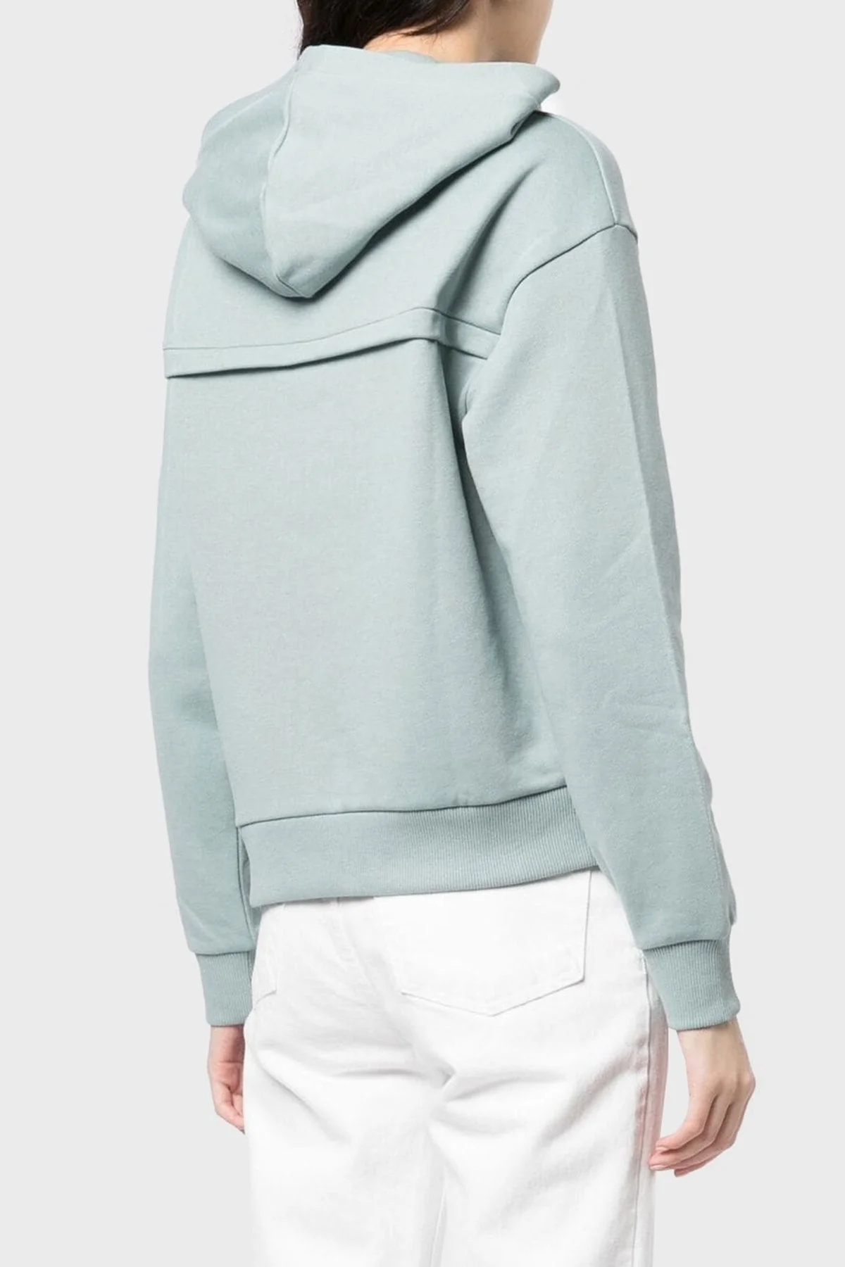 Armani Exchange Logolu Kapüşonlu Regular Fit Pamuklu Bayan Sweat 6LYM10 YJE5Z 1872 SİYAH - 3