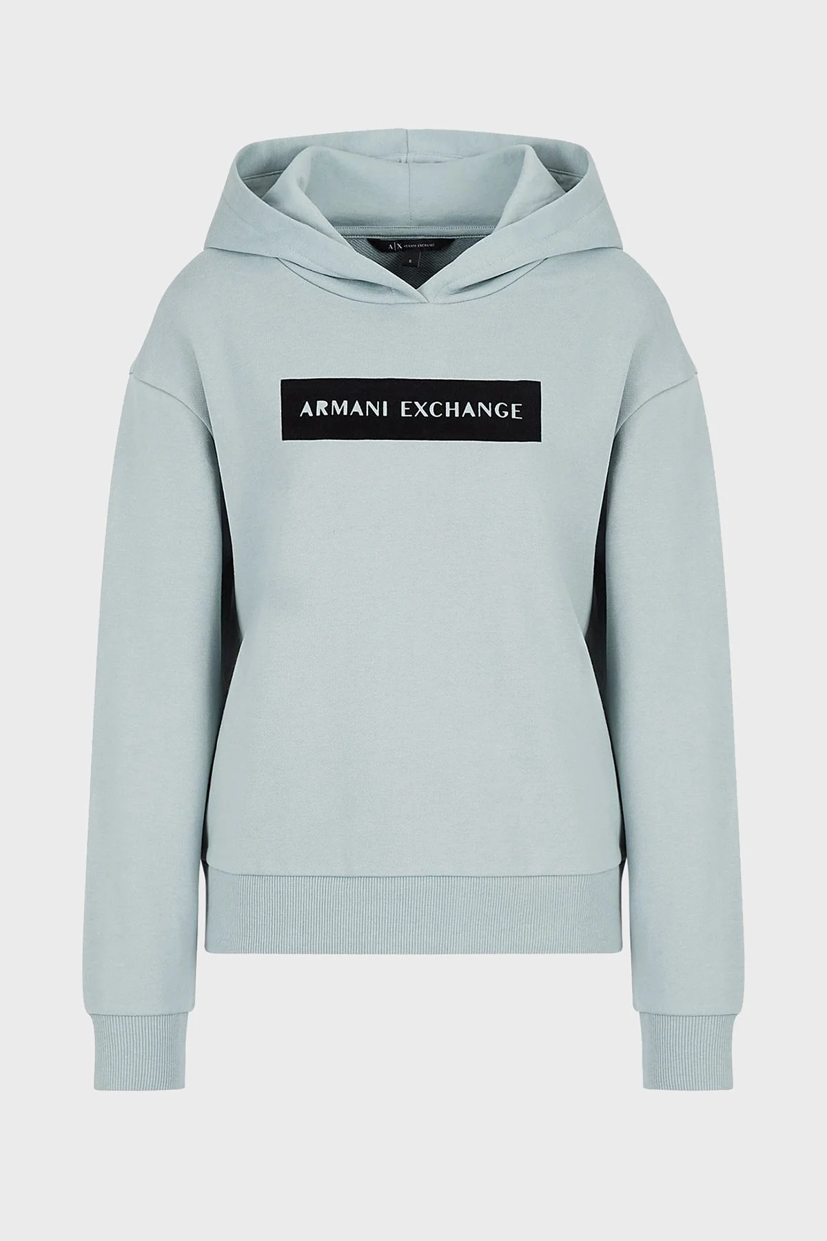 Armani Exchange Logolu Kapüşonlu Regular Fit Pamuklu Bayan Sweat 6LYM10 YJE5Z 1872 SİYAH - 4