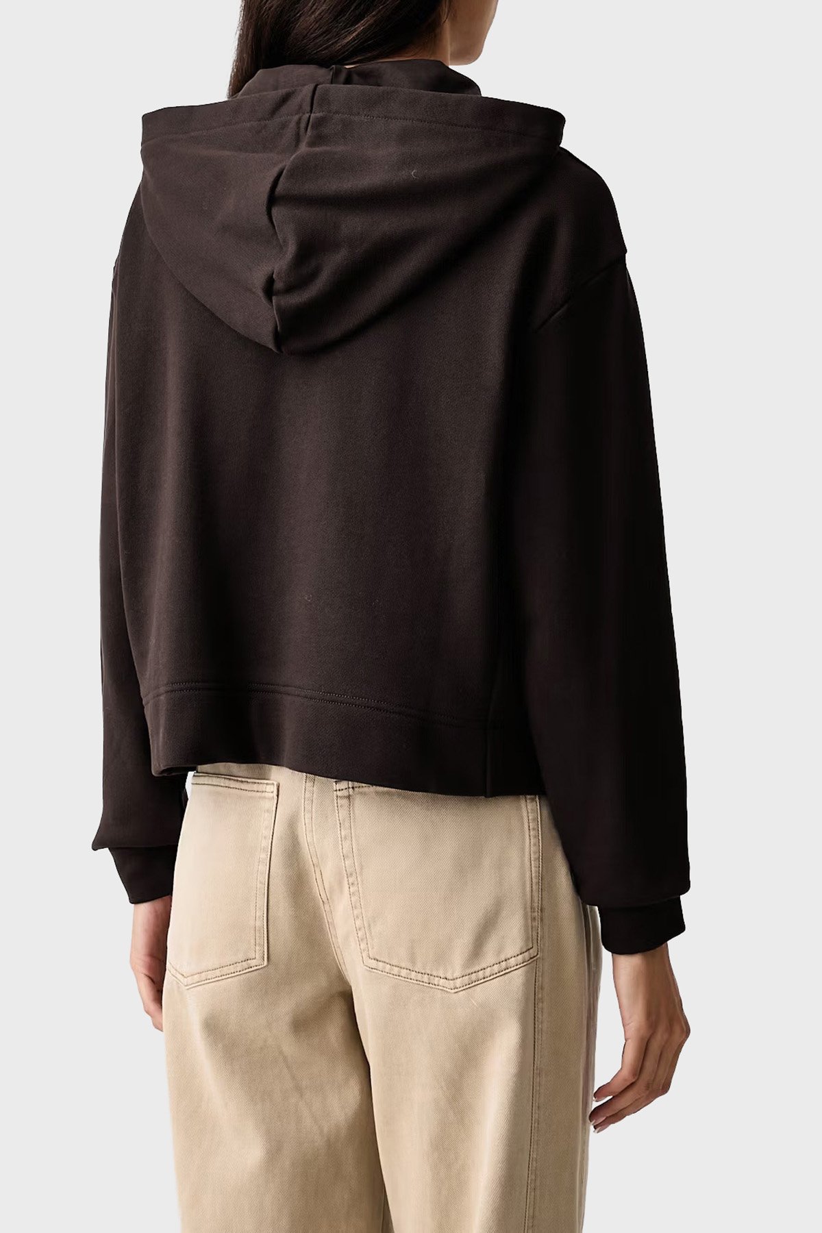 Armani Exchange Logolu Kapüşonlu Yaka Kadın Sweat XW002760 AF25528