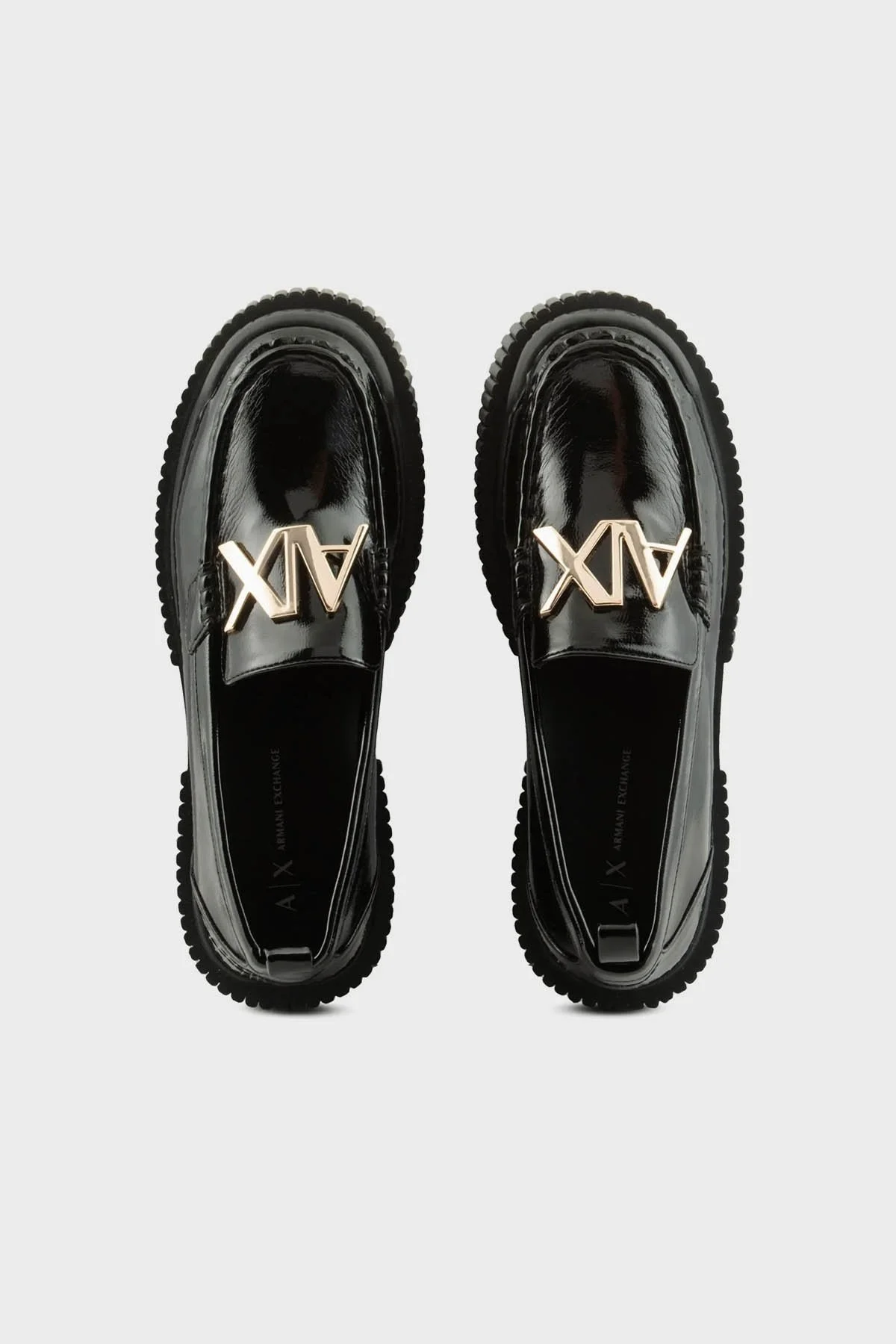 Armani Exchange Logolu Makosen Bayan Ayakkabı XDA002 XV741 K001 SİYAH - 3