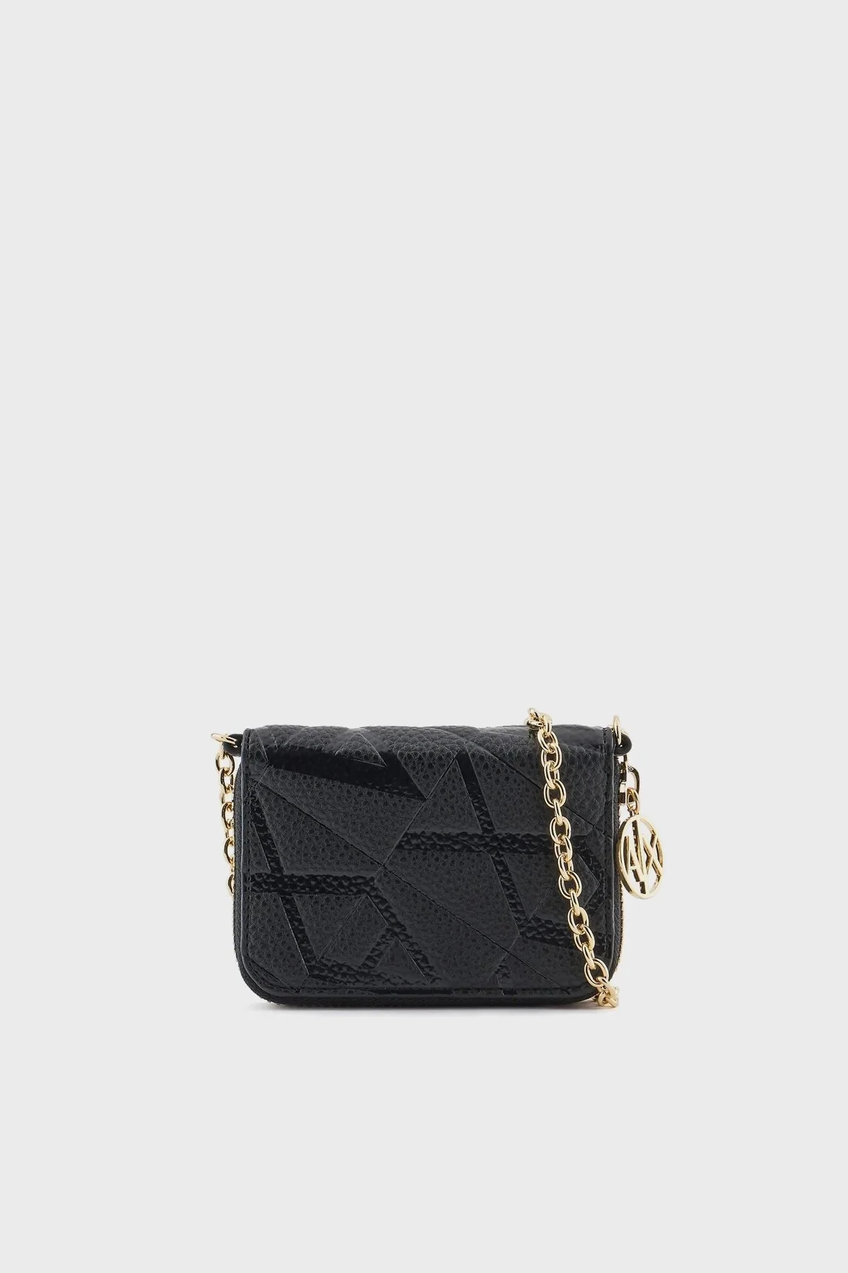 Armani Exchange Logolu Mini Bayan Cüzdan 948595 4F784 19921 SİYAH - 1