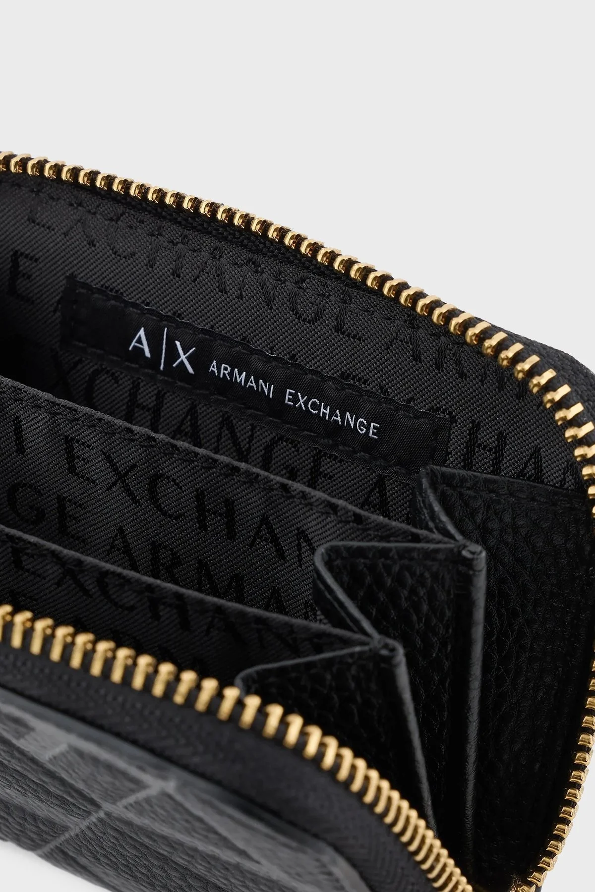 Armani Exchange Logolu Mini Bayan Cüzdan 948595 4F784 19921 SİYAH - 5