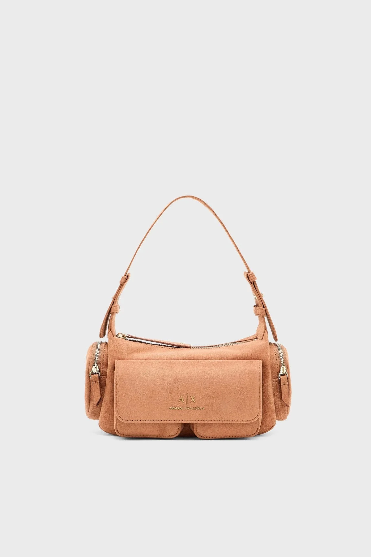 Armani Exchange Logolu Omuz Askılı Bayan Çanta XW000405 AF17158 U6048 TABA - 1