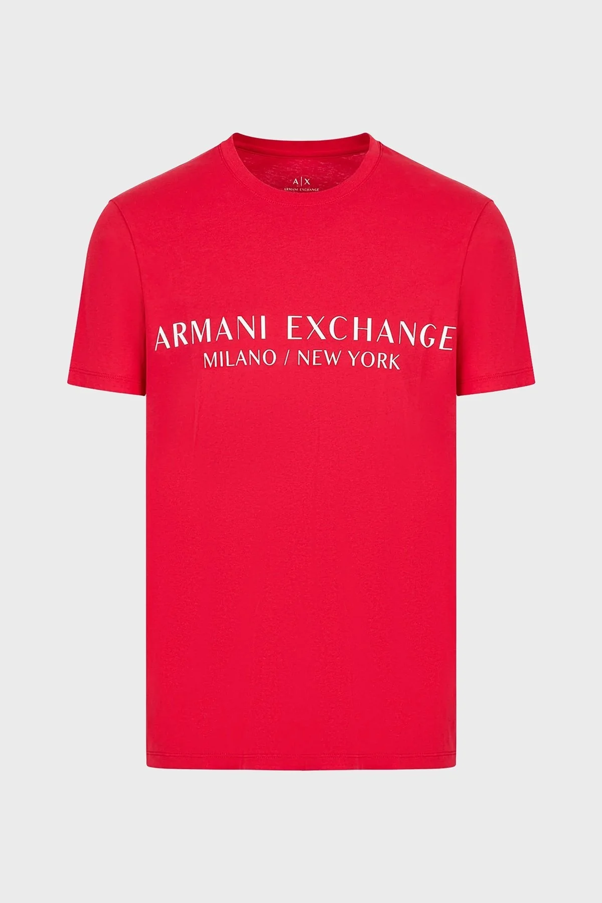 Armani Exchange Logolu Pamuklu Bisiklet Yaka Regular Fit Erkek T Shirt 8NZT72 Z8H4Z 14AQ KIRMIZI - 5