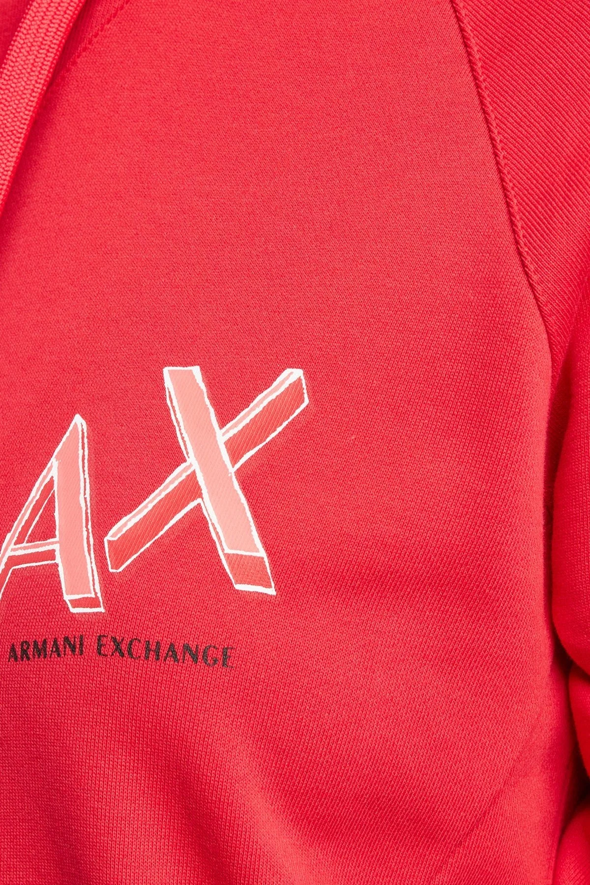 Armani Exchange Logolu Pamuklu Regular Fit Bayan Sweat 3LYM87 YJ4XZ 14AC KIRMIZI - 2