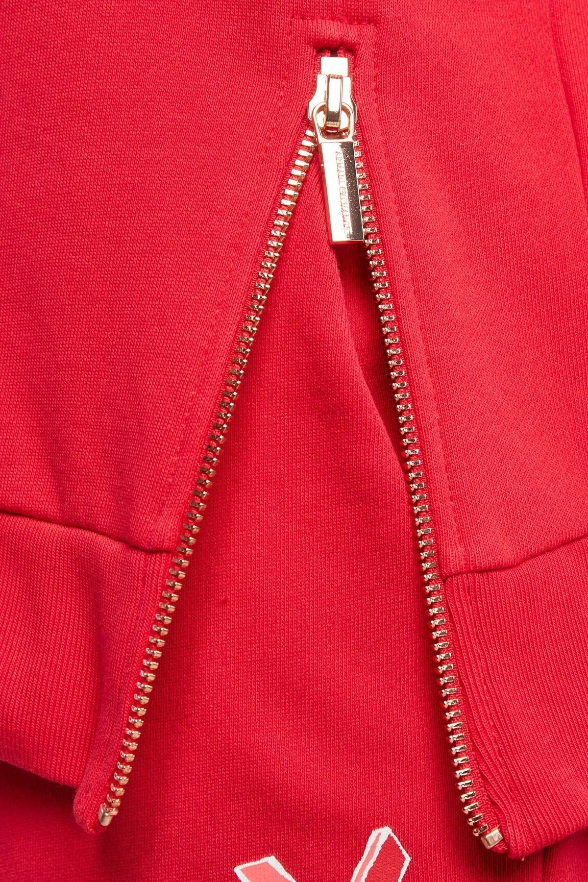 Armani Exchange Logolu Pamuklu Regular Fit Bayan Sweat 3LYM87 YJ4XZ 14AC KIRMIZI - 3