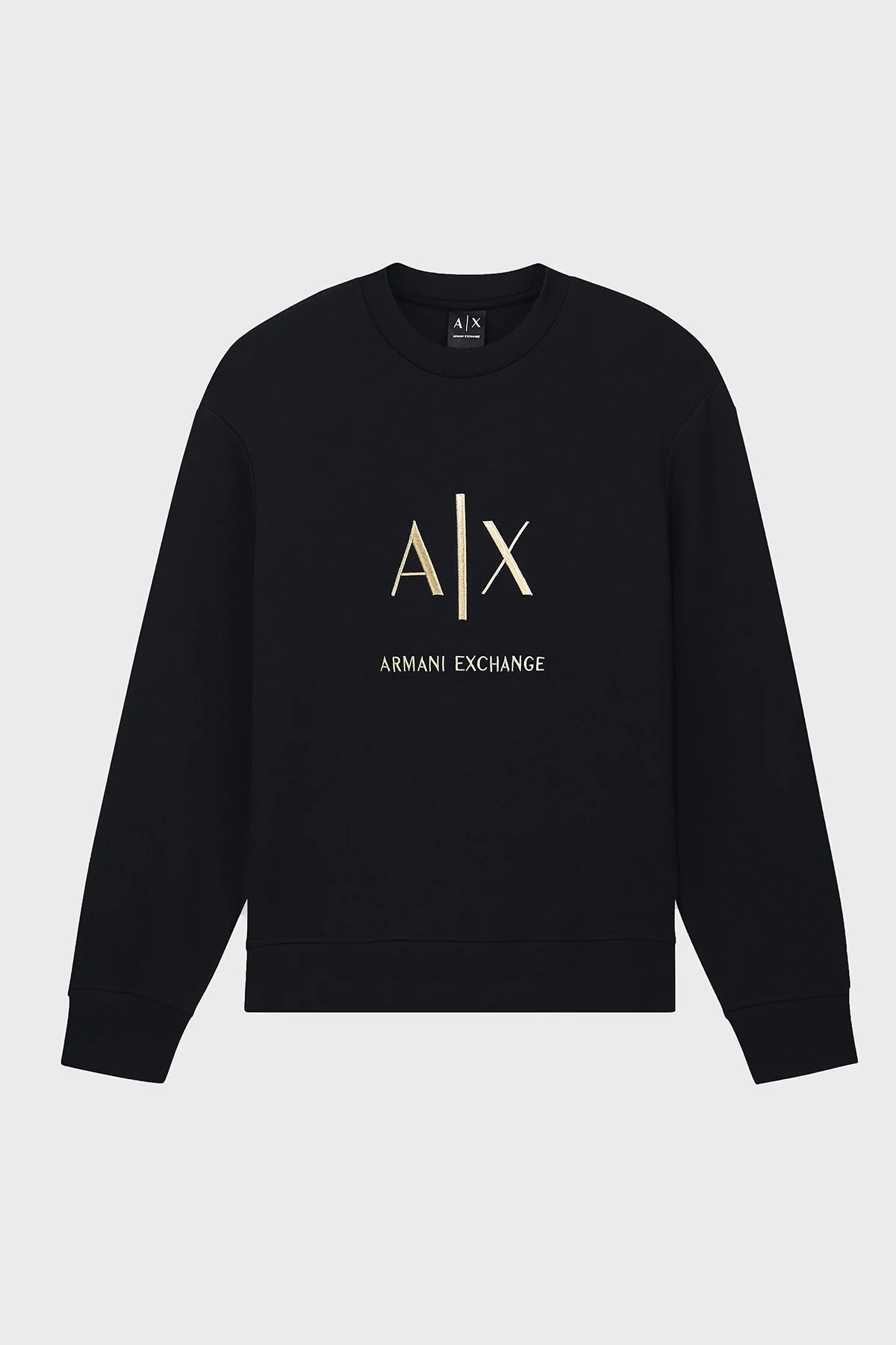 Armani Exchange Logolu Pamuklu Regular Fit Bisiklet Yaka Erkek Sweat XM003551 AF20150 UC001 Siyah - 4