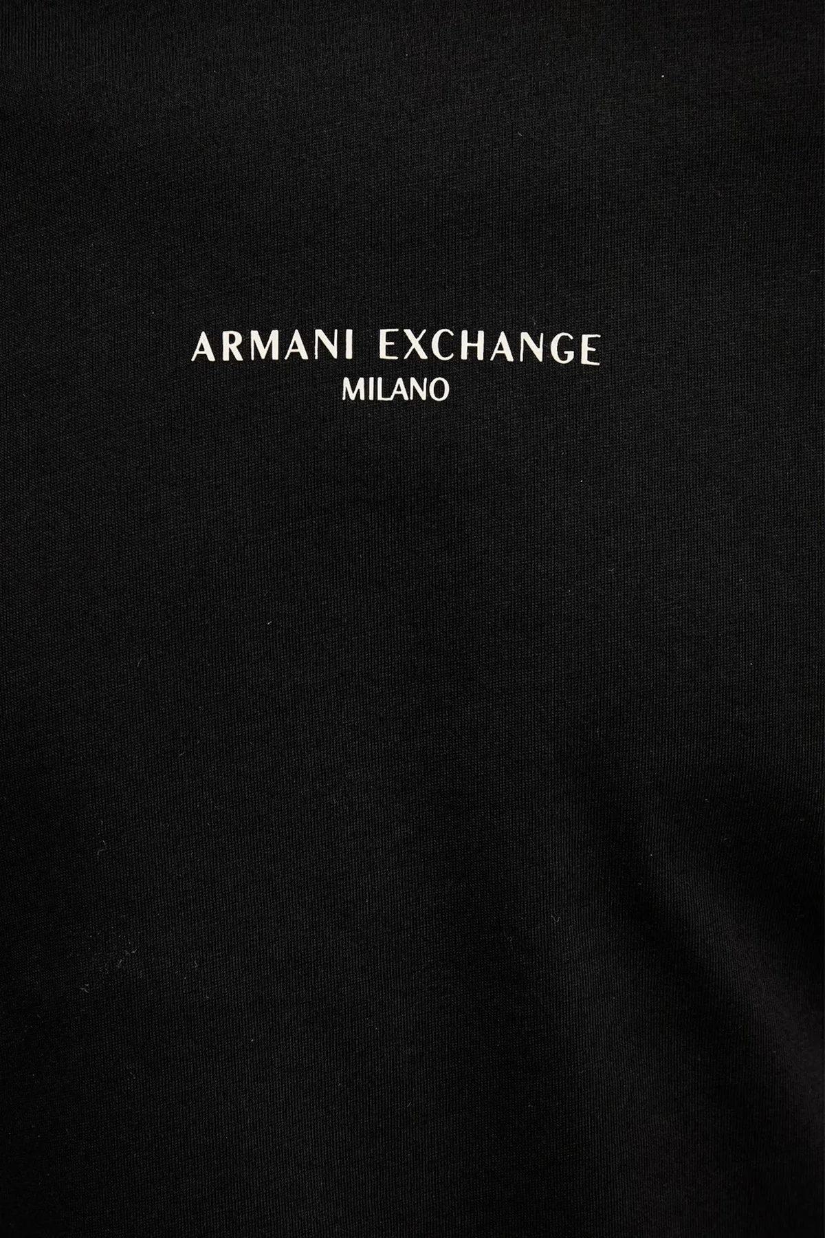 Armani Exchange Logolu Pamuklu Regular Fit Bisiklet Yaka Erkek T Shirt XM001360 AF10358 UC001 SİYAH - 5