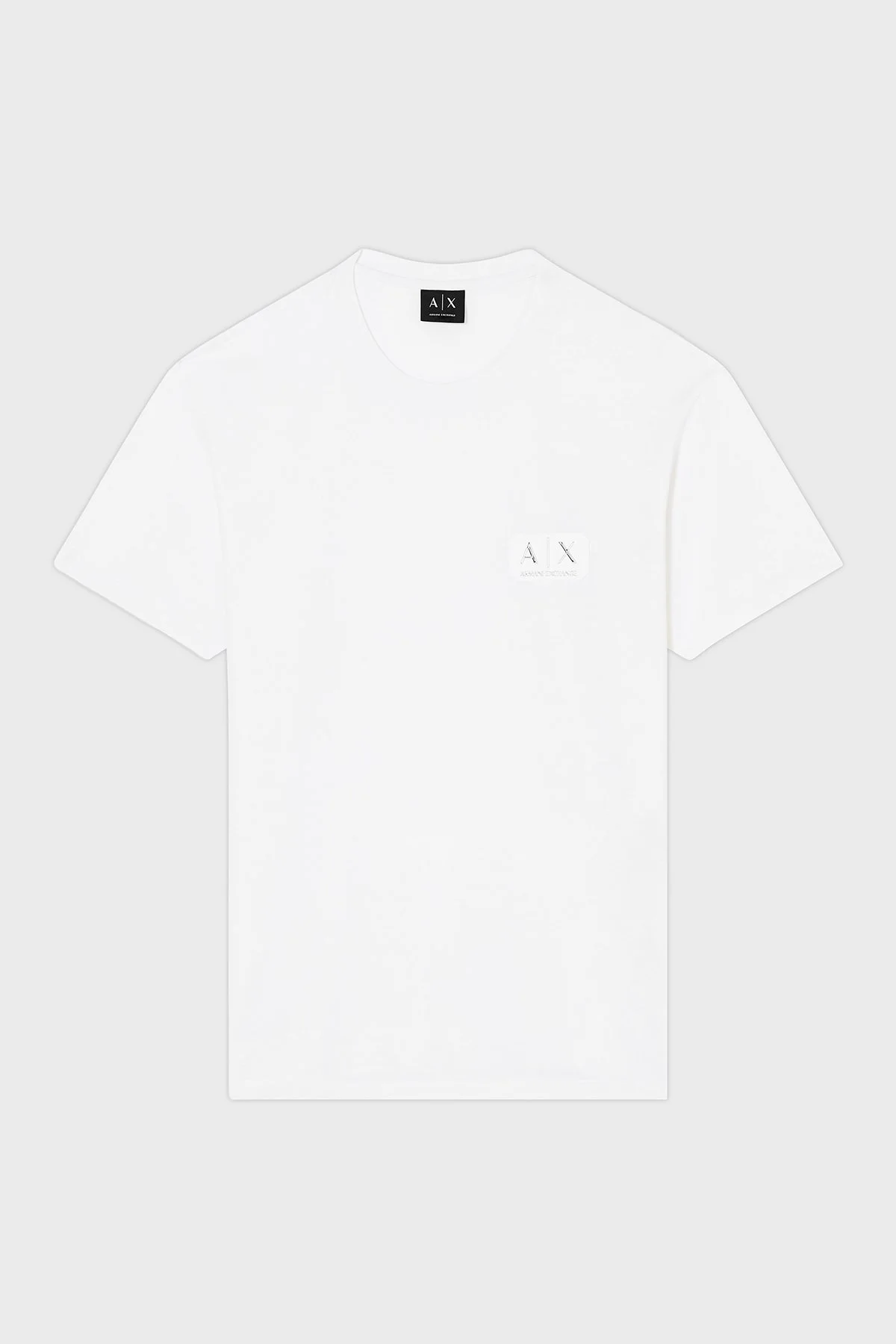 Armani Exchange Logolu Pamuklu Regular Fit Bisiklet Yaka Erkek T Shirt XM002178 AF12308 U0009 Beyaz - 5