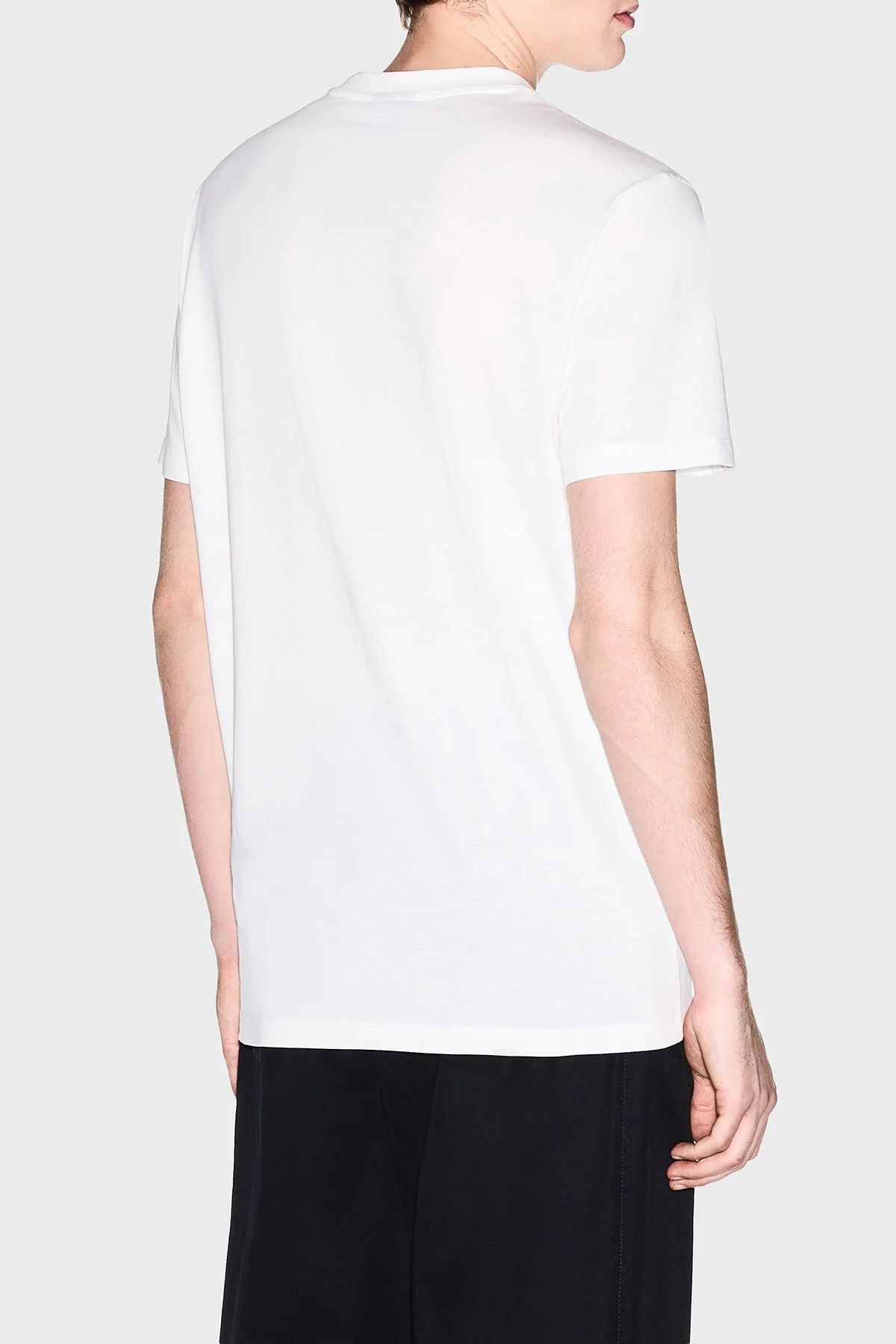 Armani Exchange Logolu Pamuklu Regular Fit Bisiklet Yaka Erkek T Shirt XM002782 AF10356 U0009 BEYAZ - 3