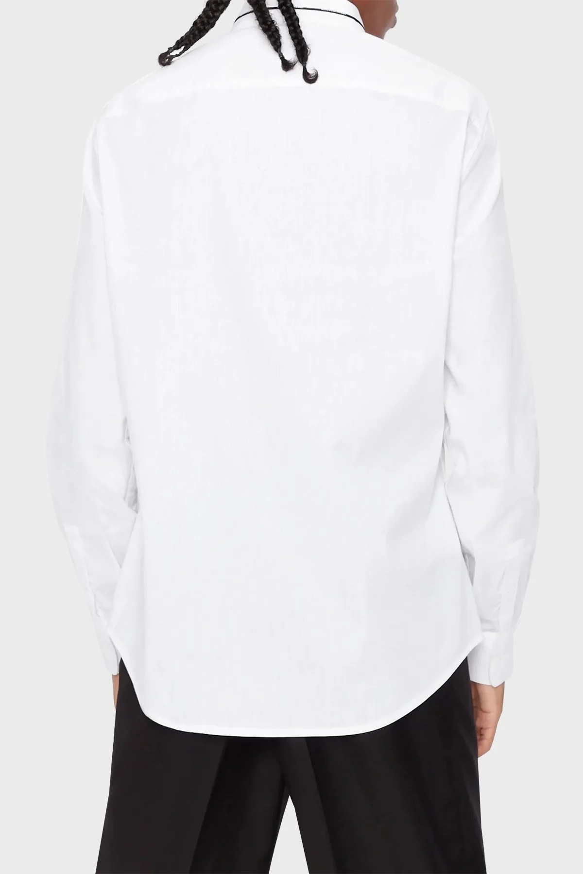 Armani Exchange Logolu Pamuklu Regular Fit Erkek Gömlek 6LZC30 ZNY2Z 1100 BEYAZ - 2