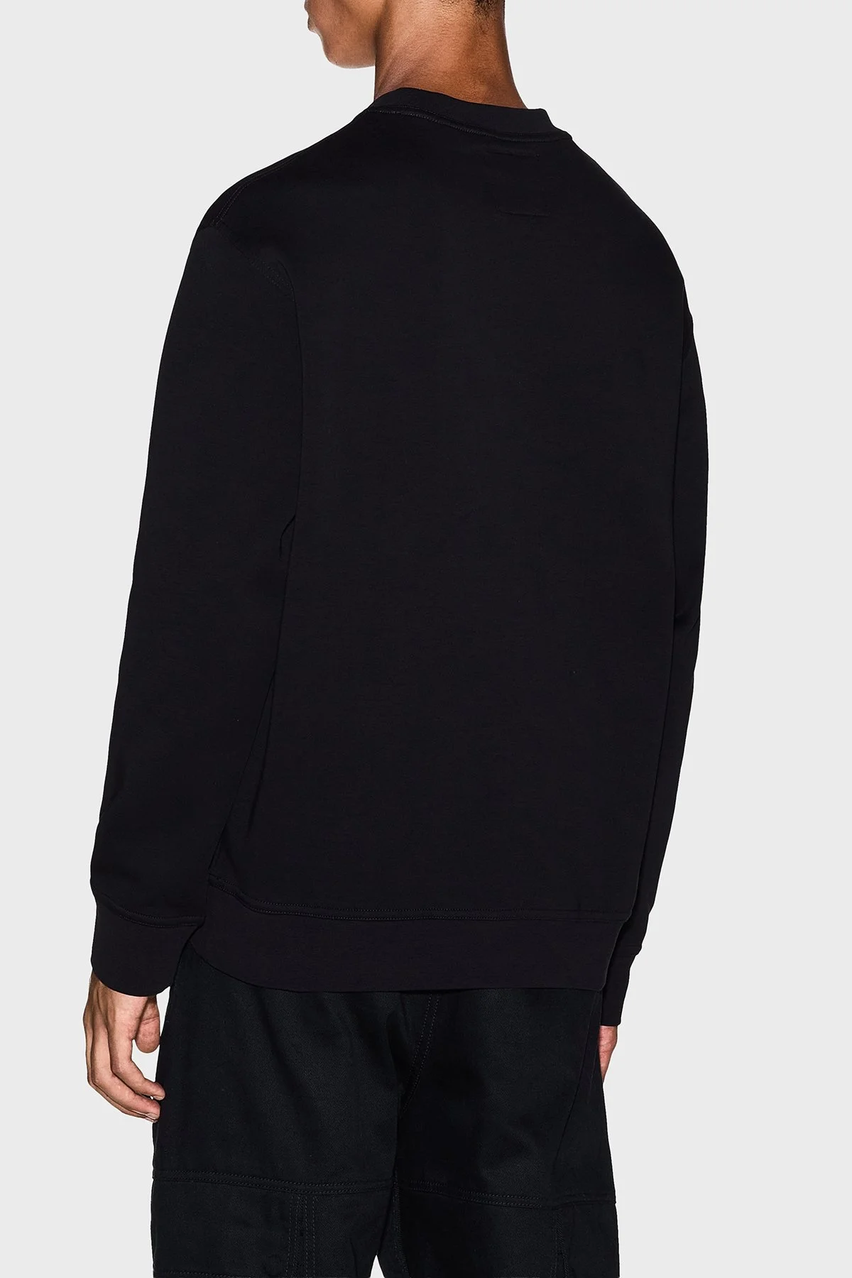 Armani Exchange Logolu Pamuklu Relaxed Fit Bisiklet Yaka Erkek Sweat XM000368 AF10818 UC001 Siyah - 3