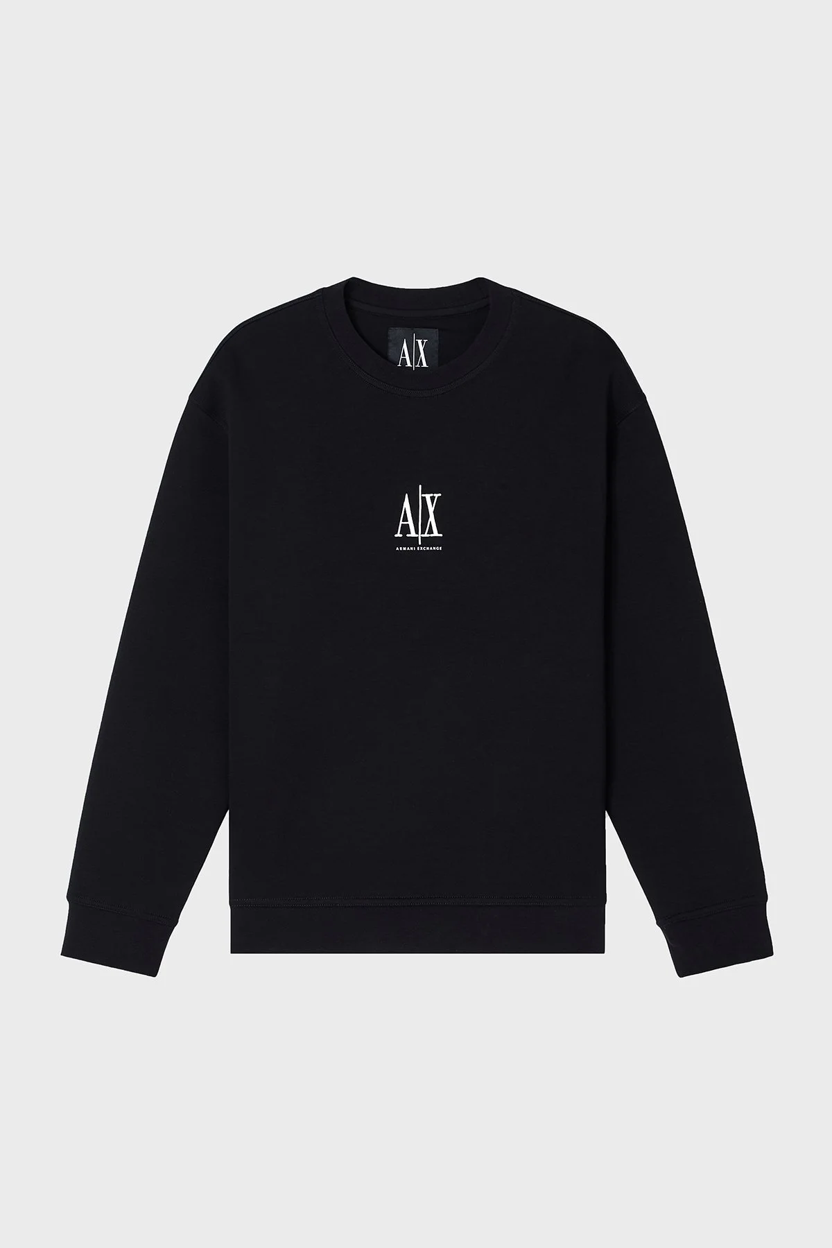 Armani Exchange Logolu Pamuklu Relaxed Fit Bisiklet Yaka Erkek Sweat XM000368 AF10818 UC001 Siyah - 5